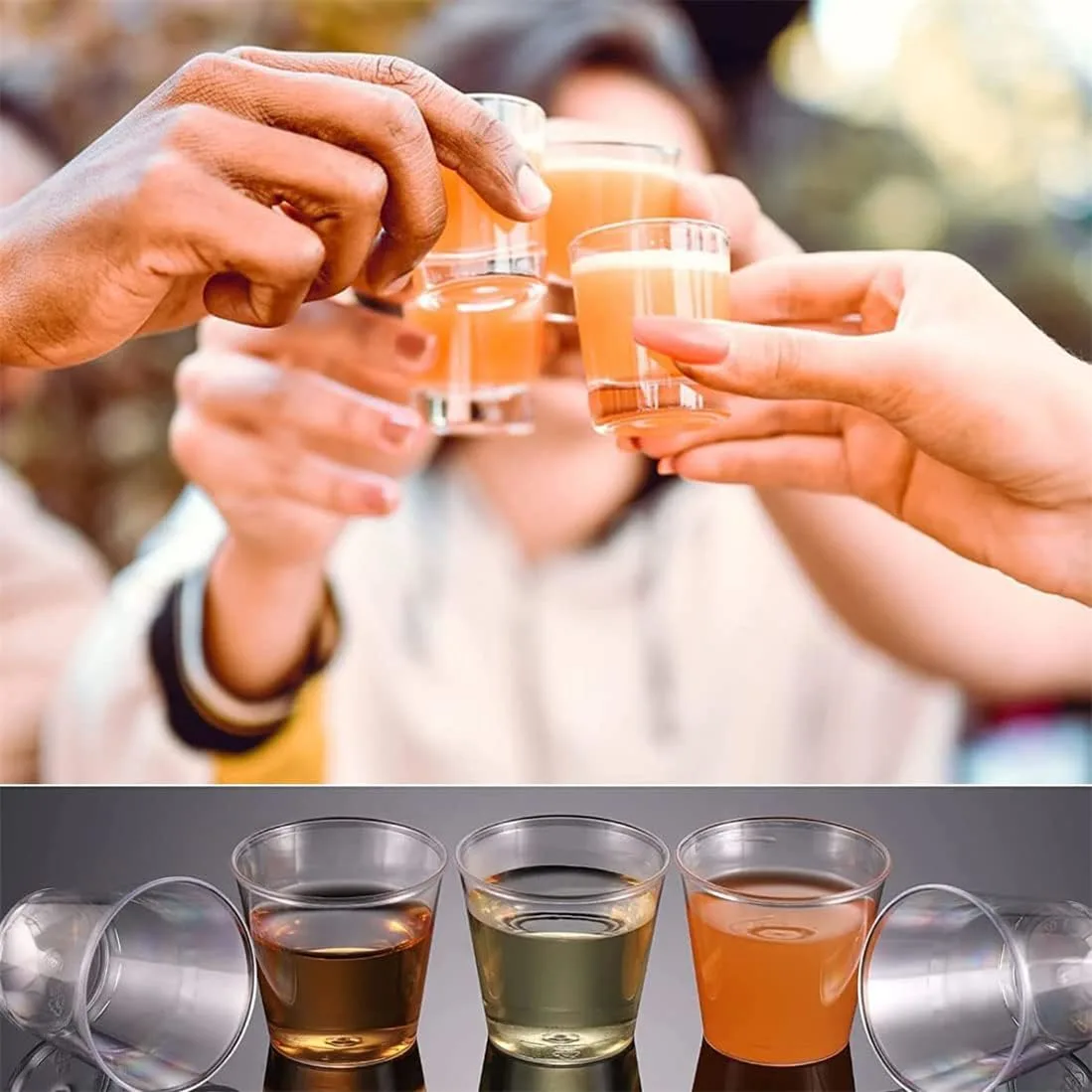 plastic shot glasses 2