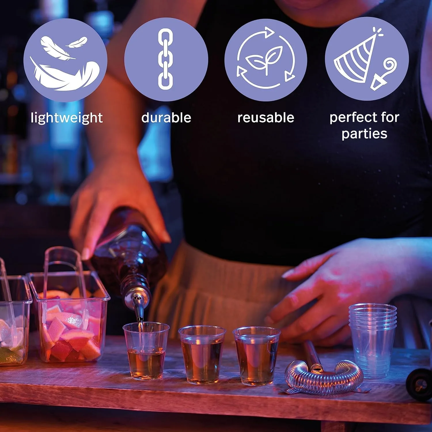 plastic shot glasses cups 2