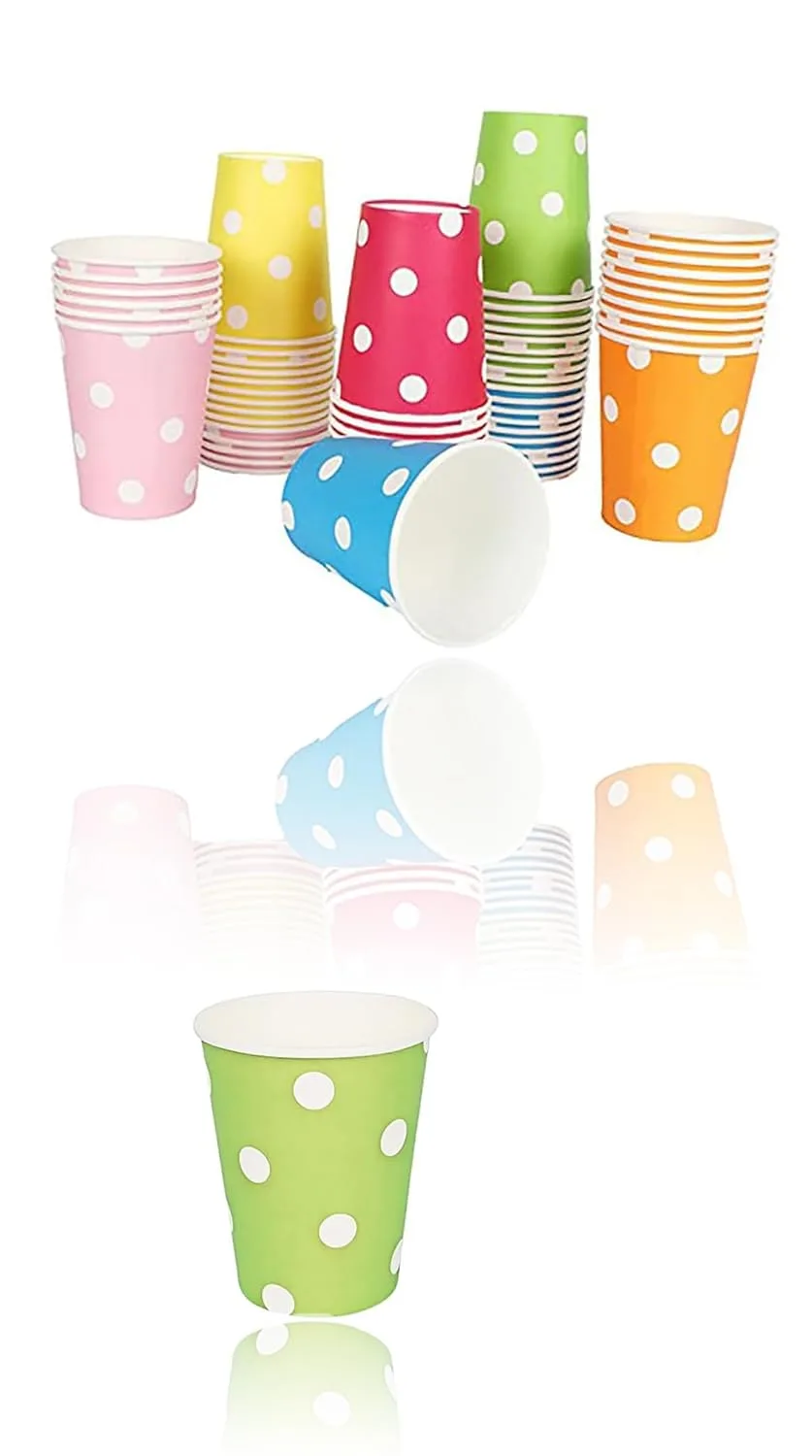 polka dot paper cups 1