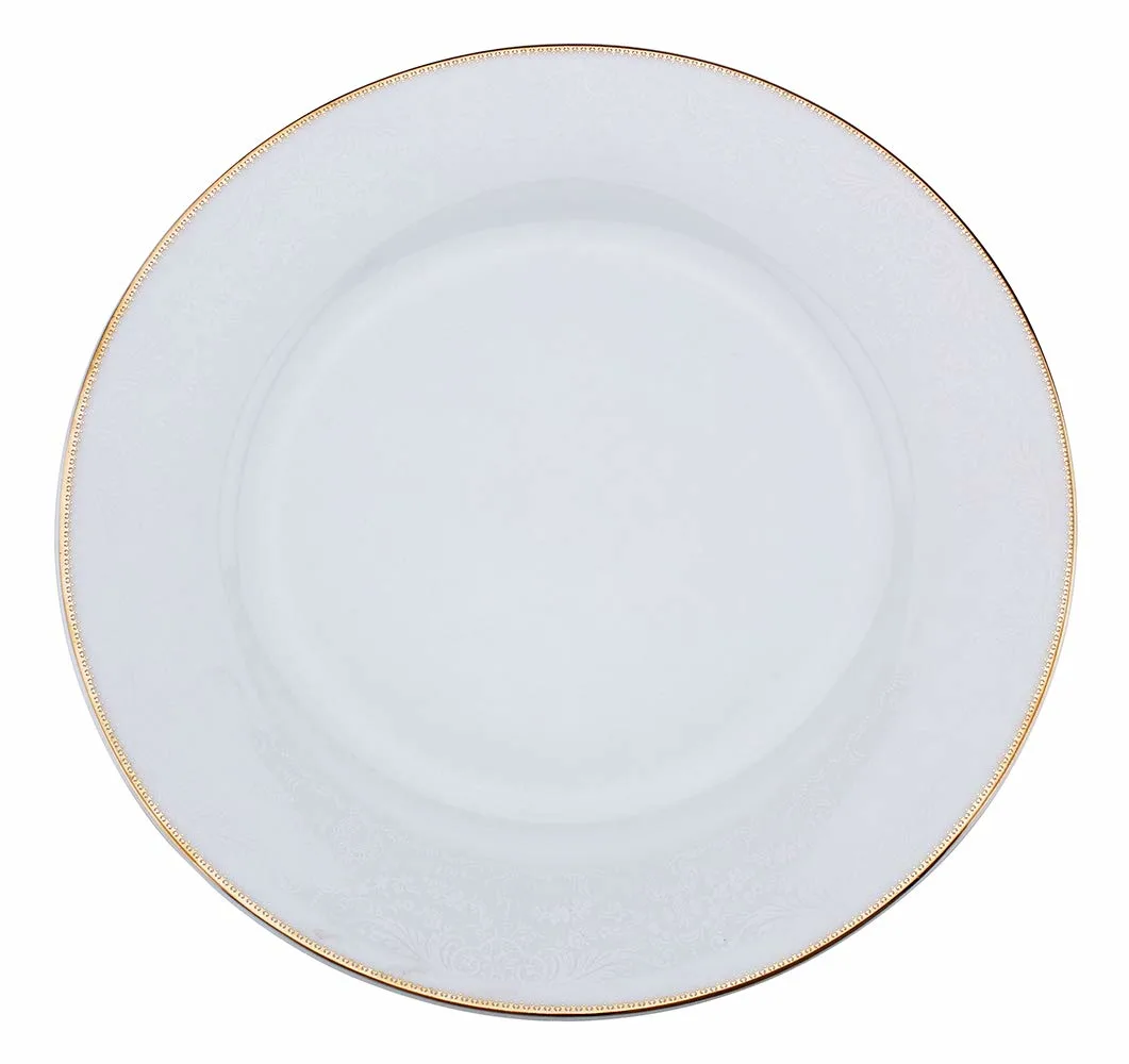 porcelain dessert plate gold 1