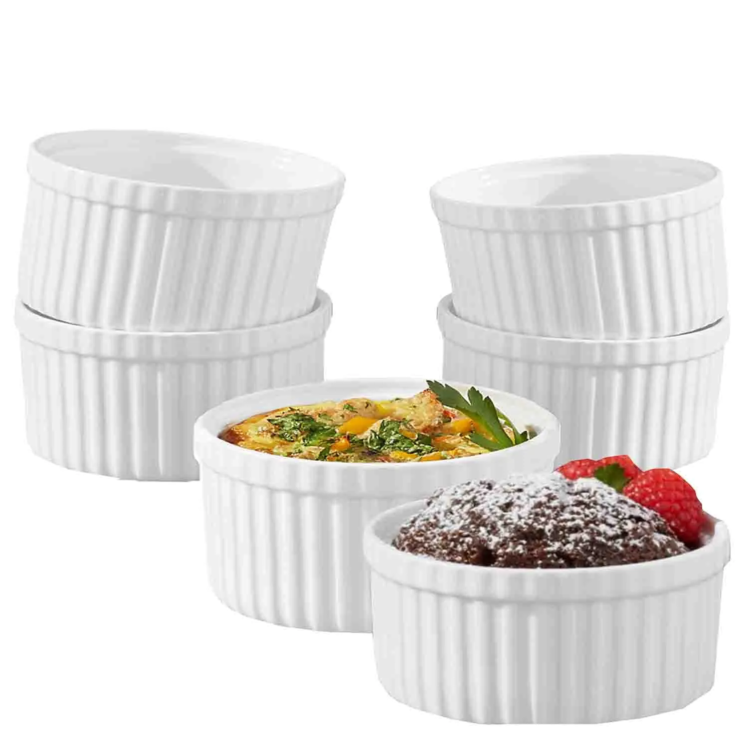 porcelain ramekins set 1