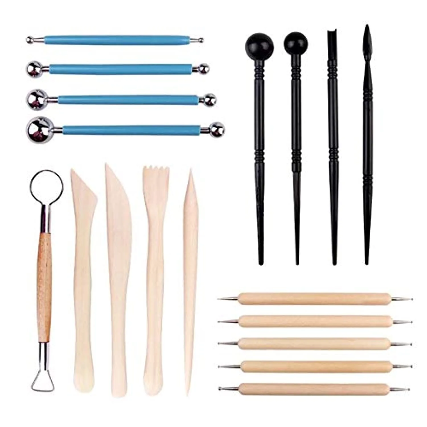 pottery modeling tools set 1