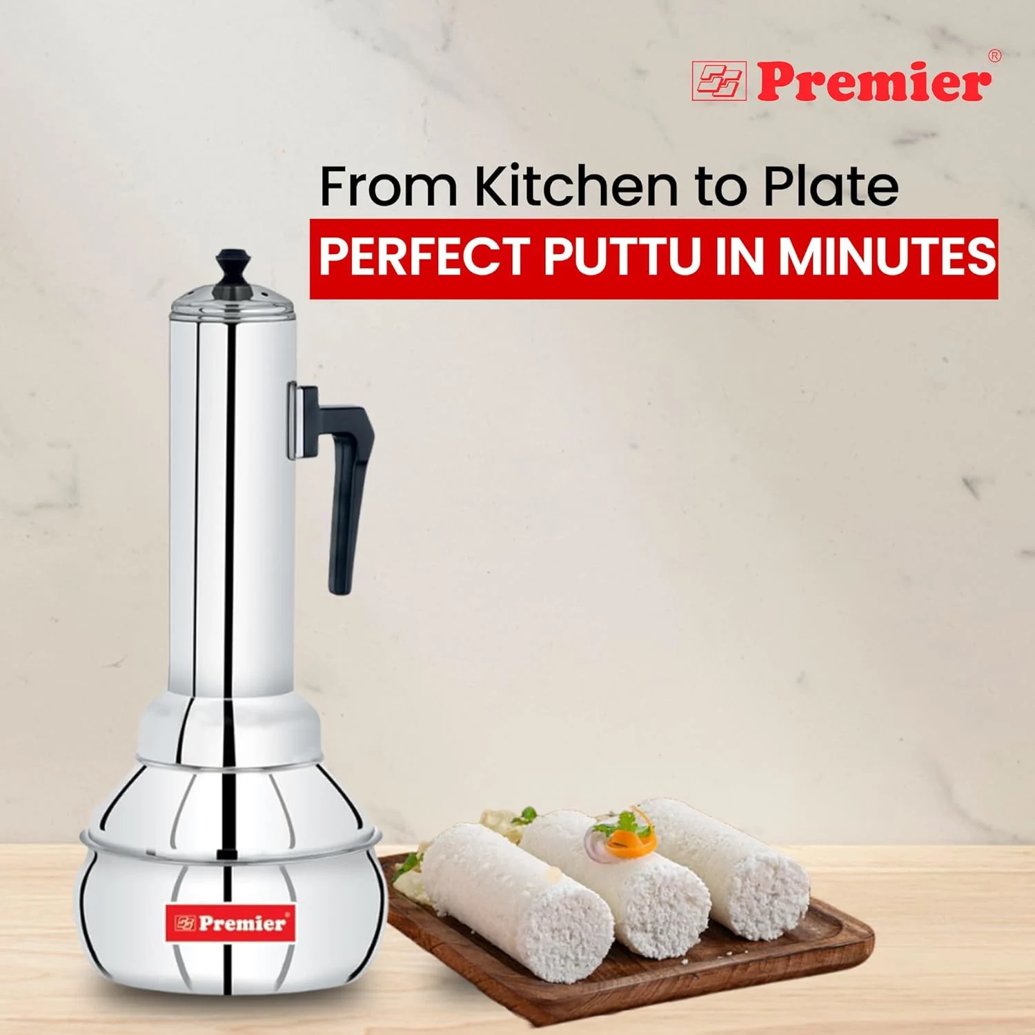 puttu maker stainless steel 2