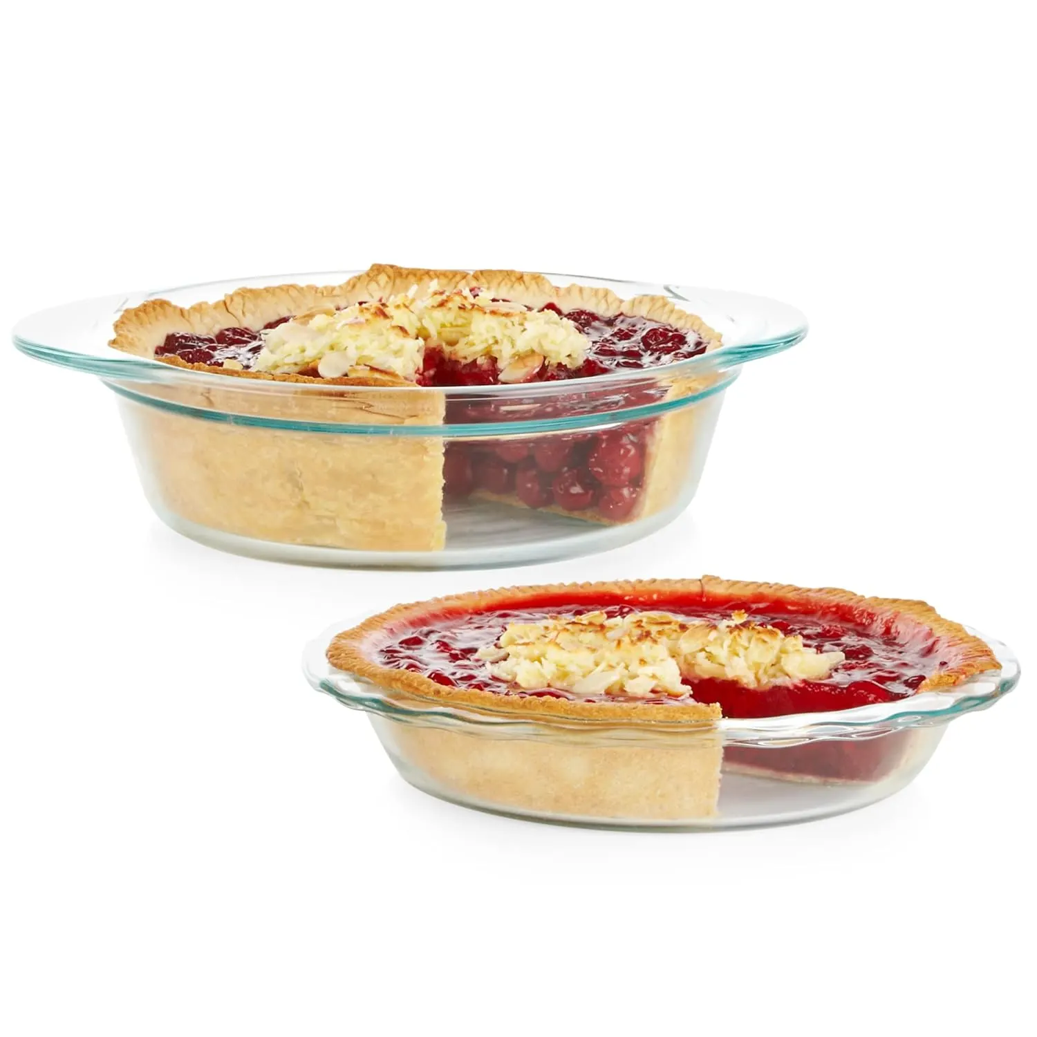 pyrex deep glass dish 1