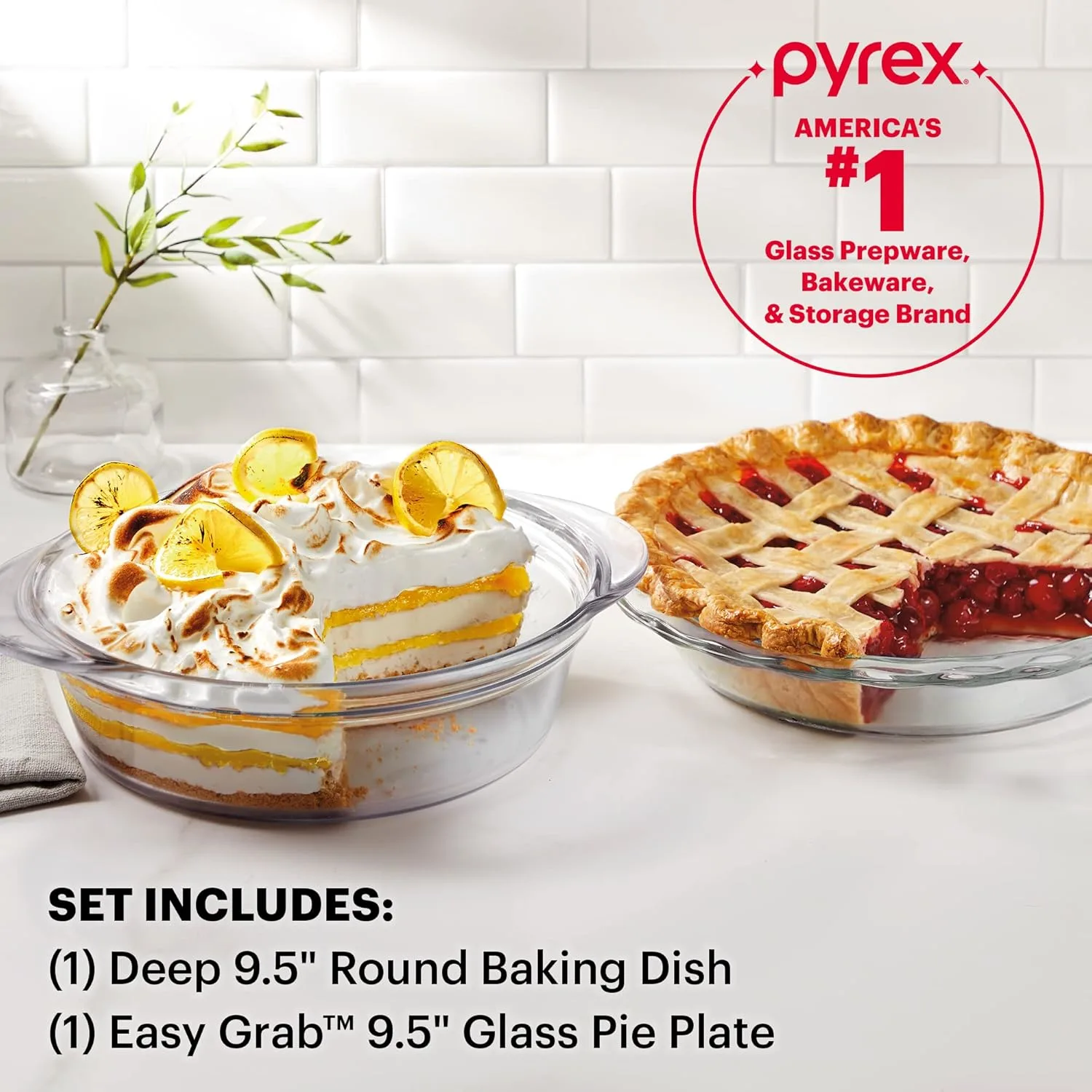 pyrex deep glass dish 2