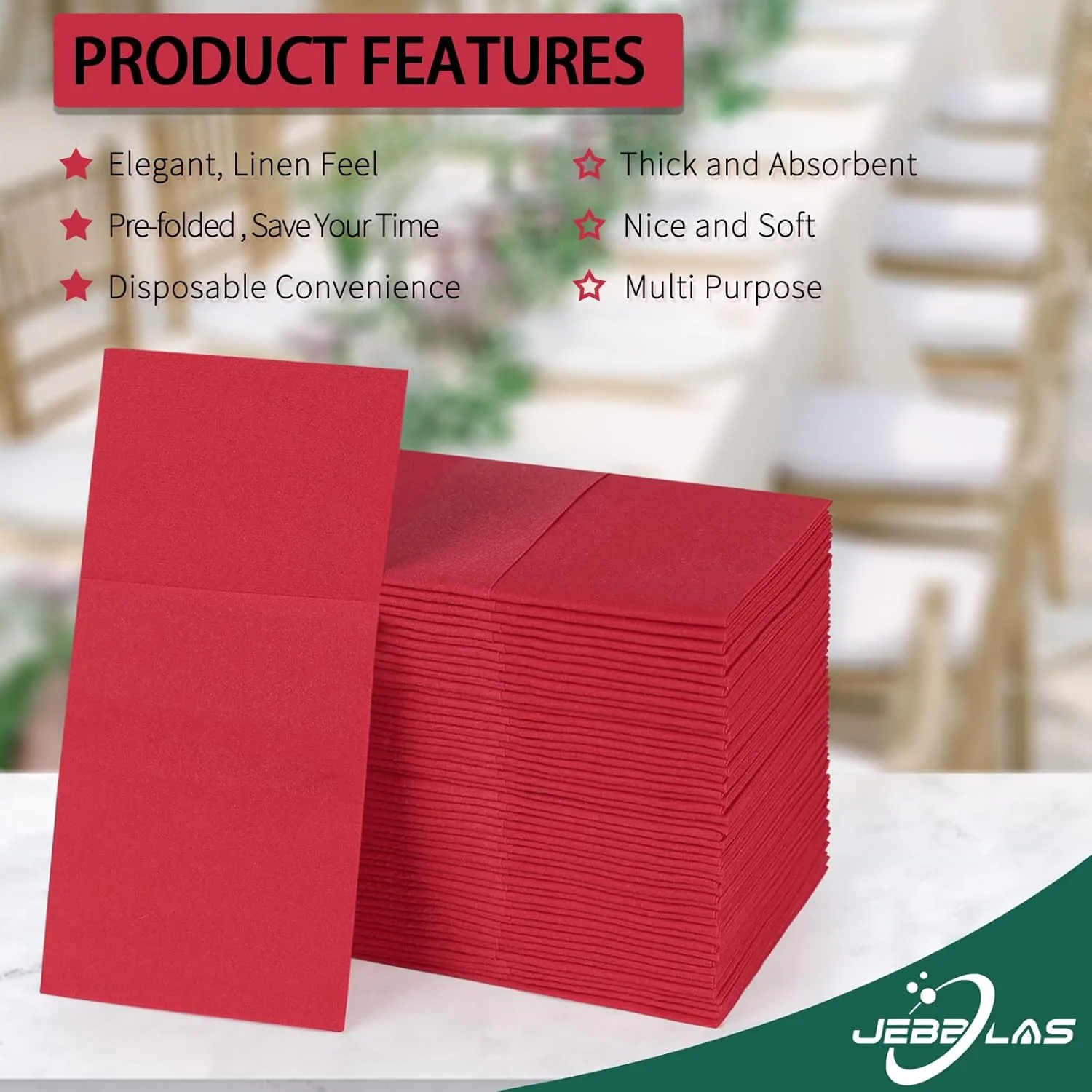 red dinner napkins pocket 2