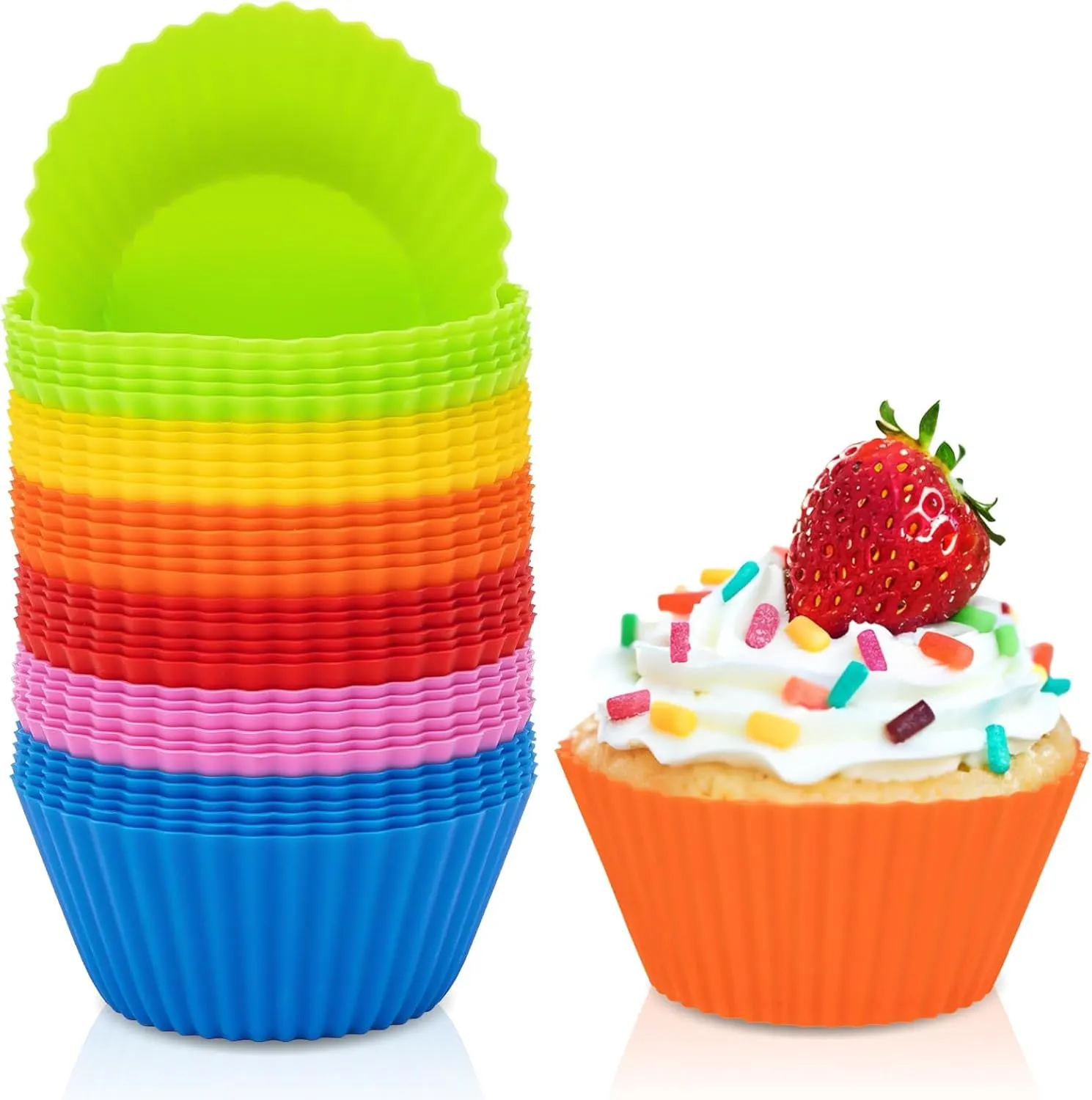 reusable silicone baking cups 1