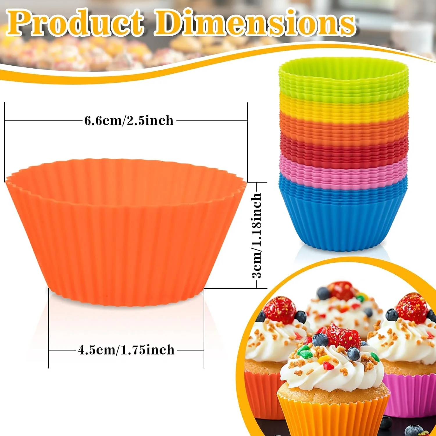 reusable silicone baking cups 2