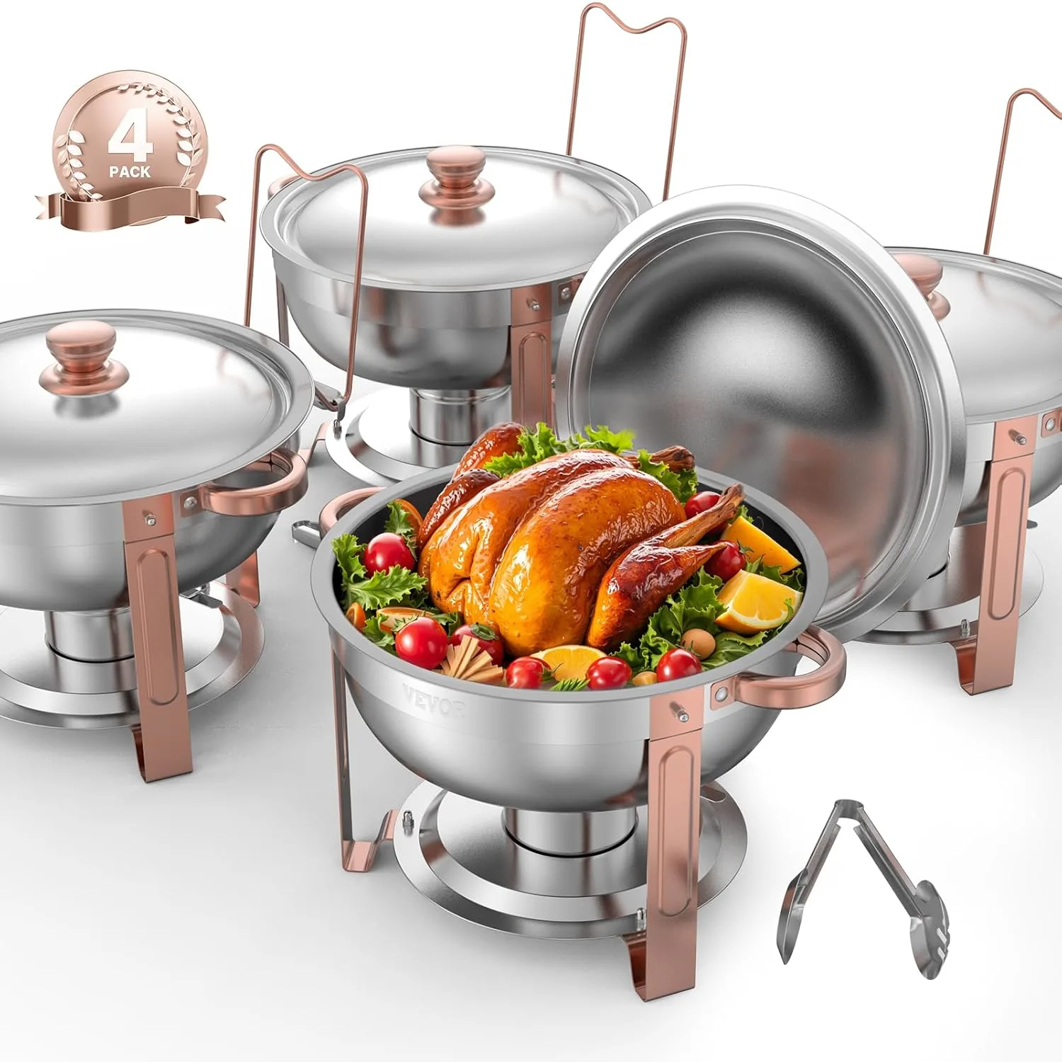 rose gold buffet warmer 1