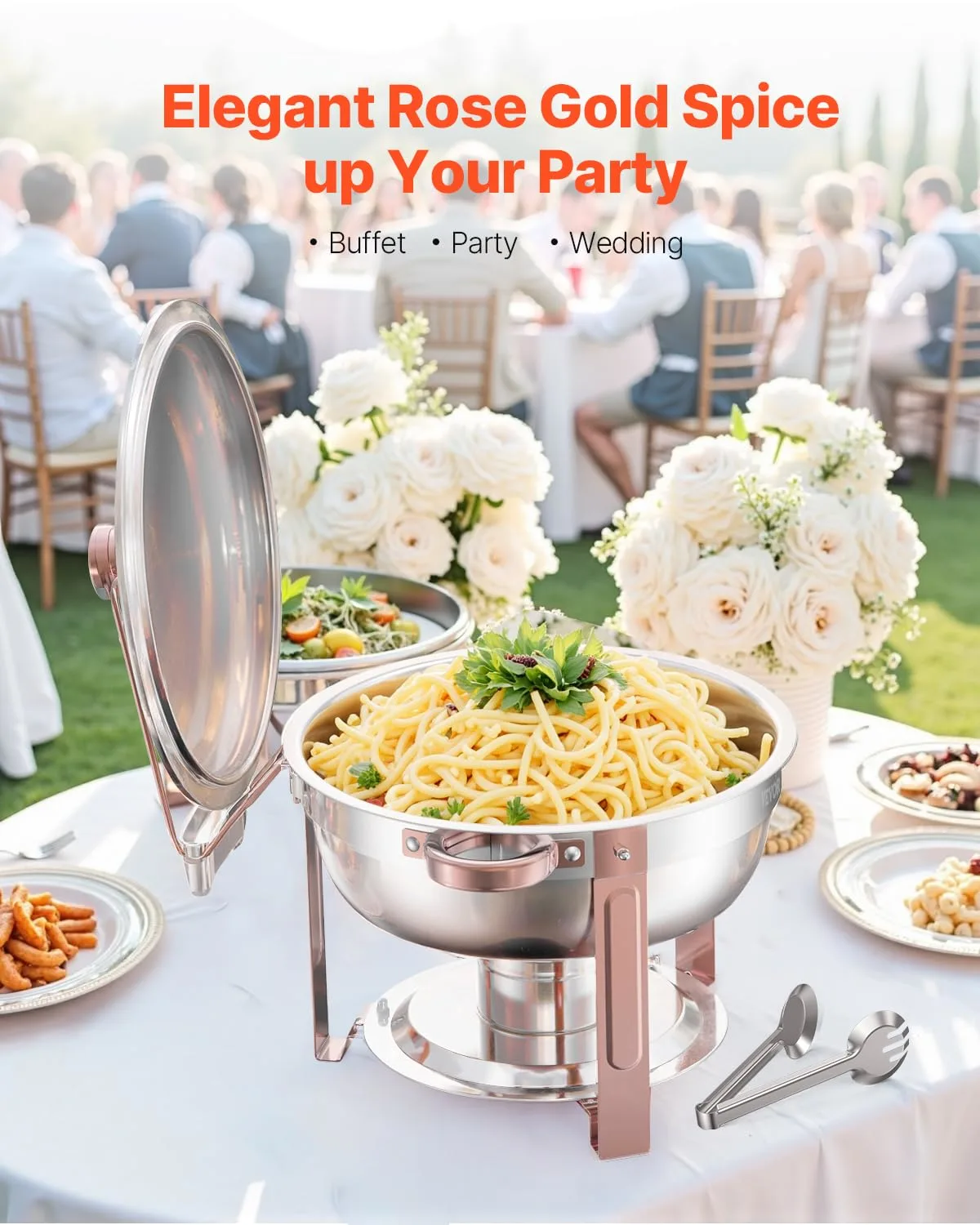 rose gold buffet warmer 2