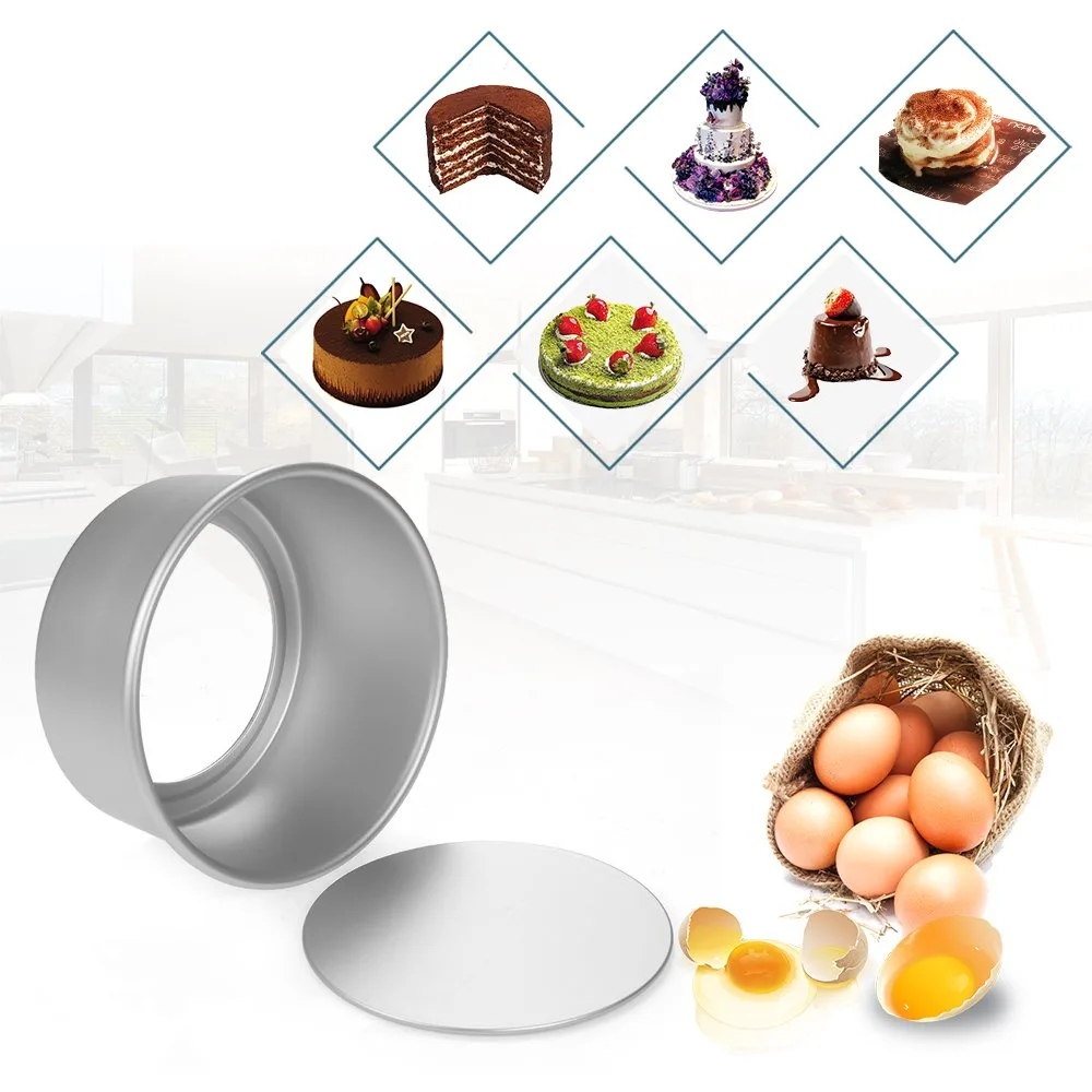 round cake pan set 2