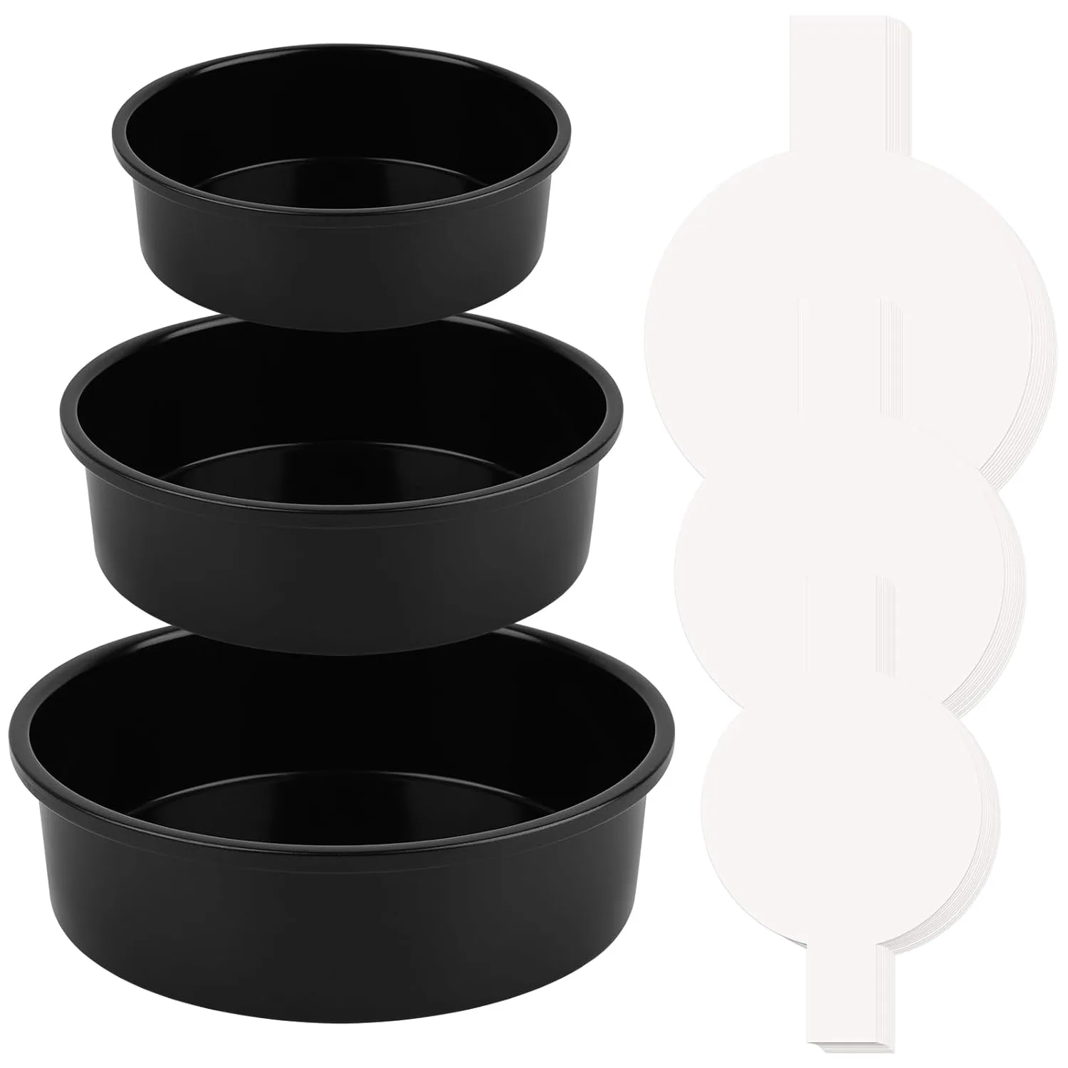 round cake pans parchment 1