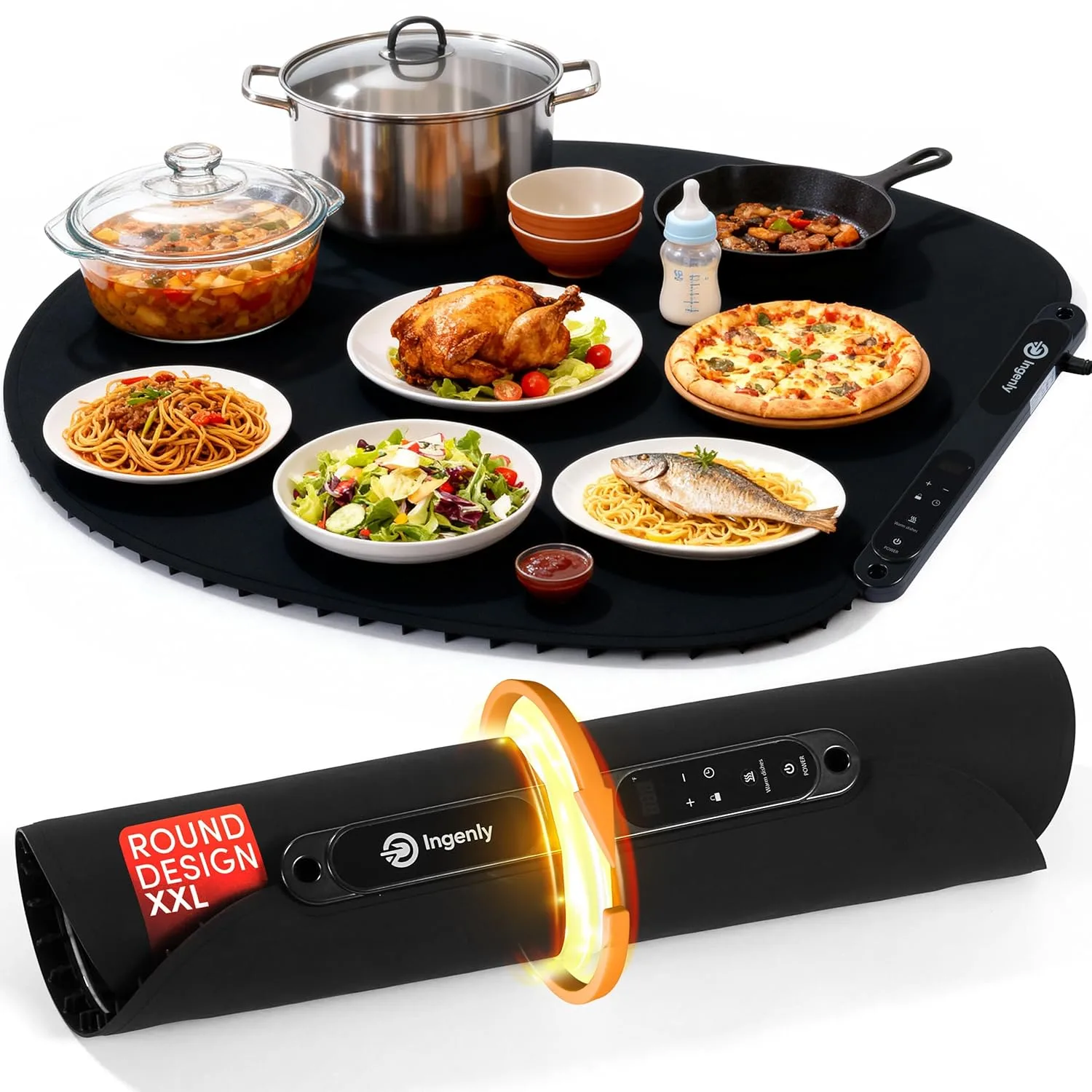 round warming mat food 1