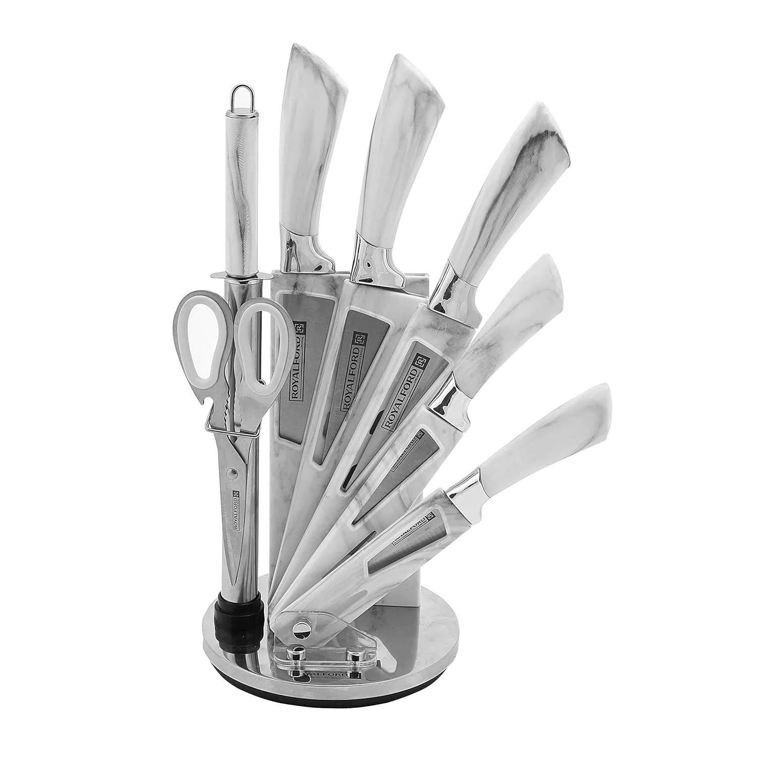 royalford knife set stand 1