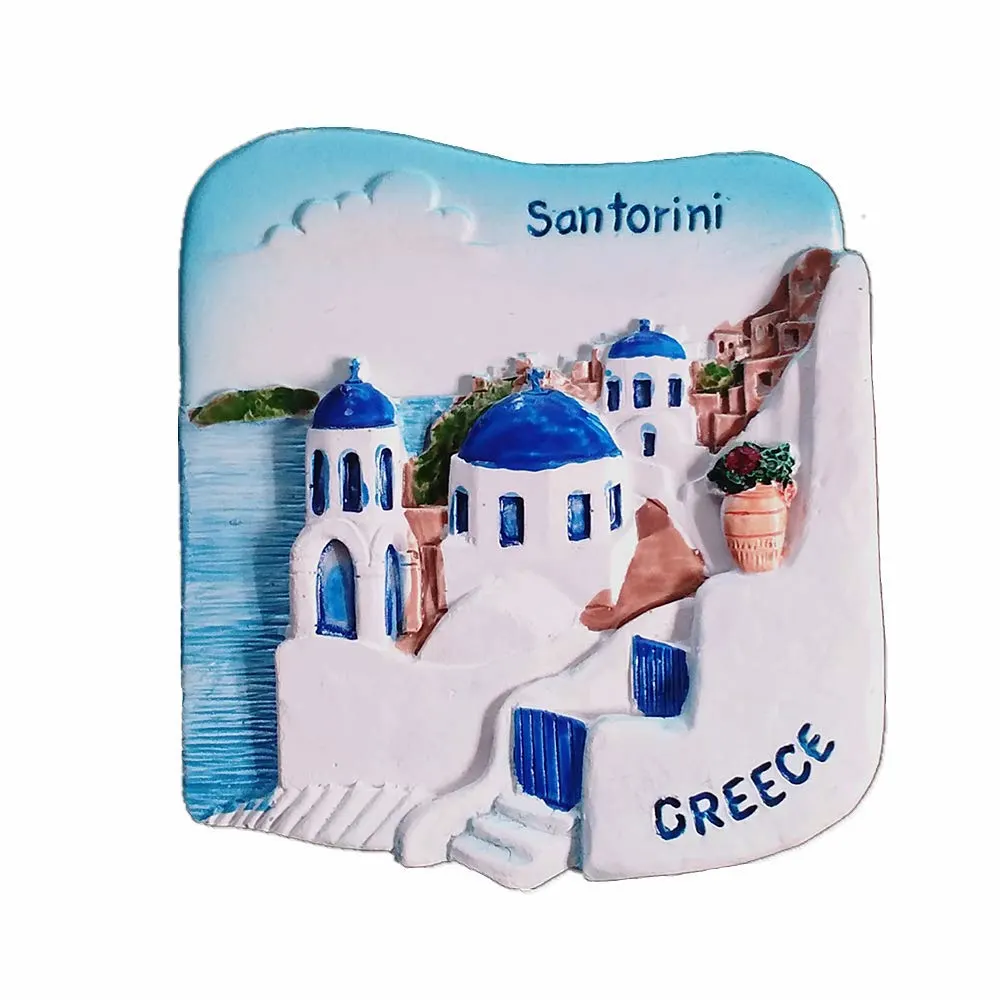 santorini greece fridge magnet 1