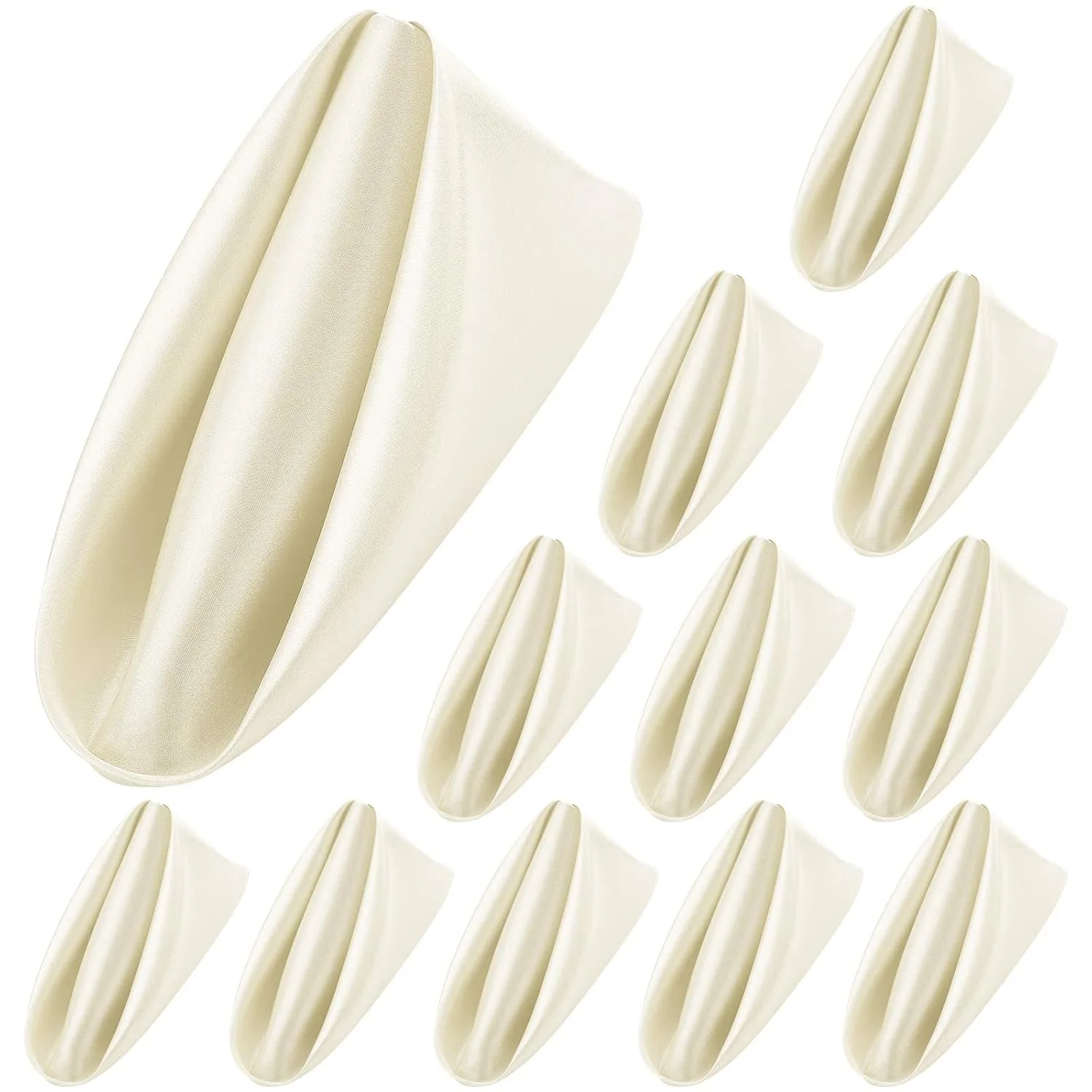 satin napkins ivory 1