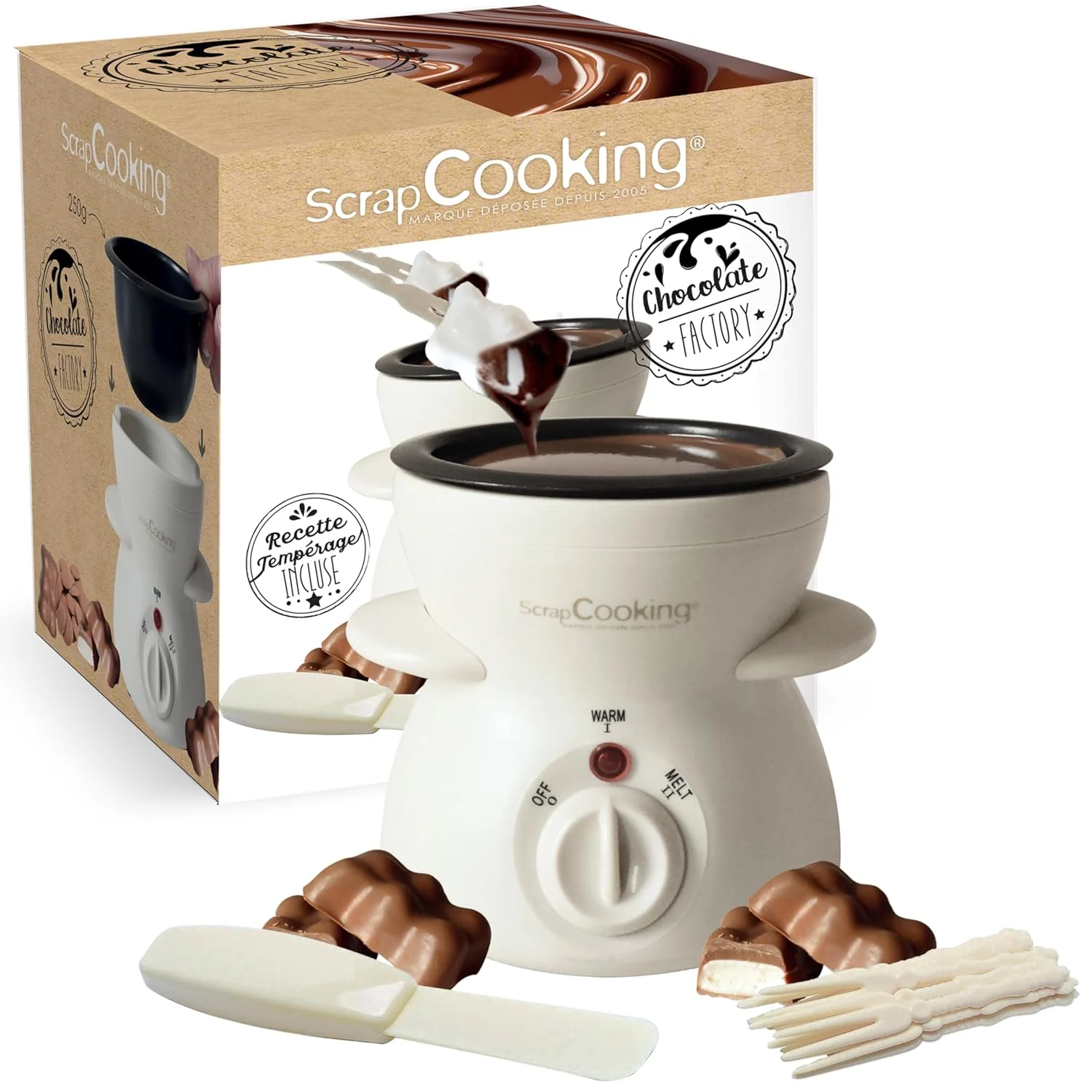 scrapcooking chocolate fondue 1