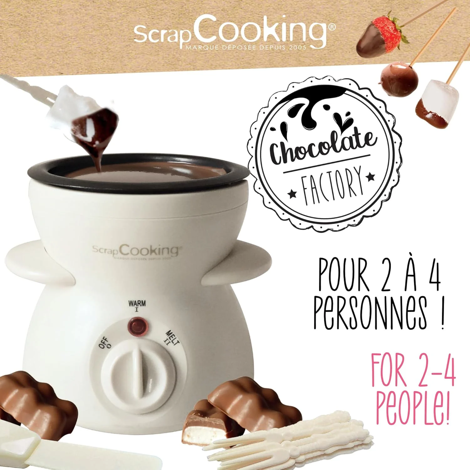 scrapcooking chocolate fondue 2