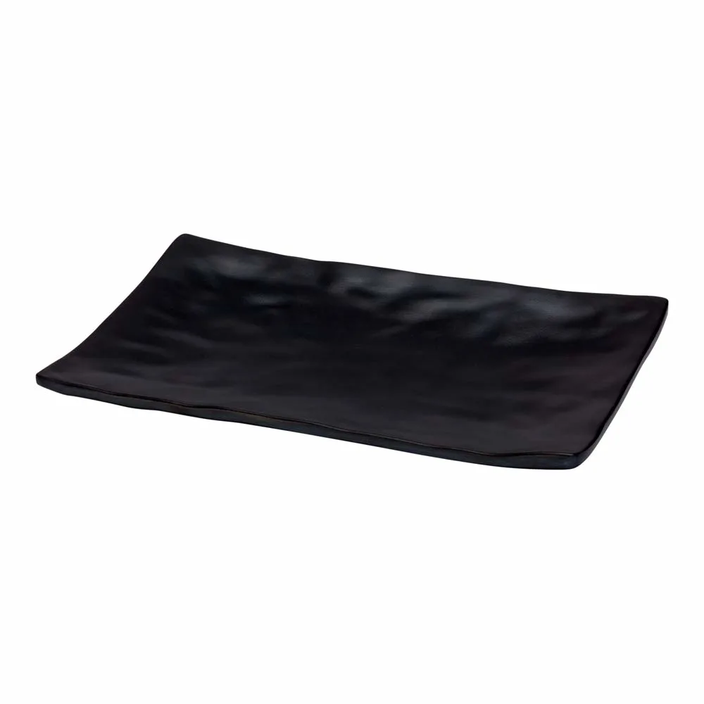 serving plates black 2