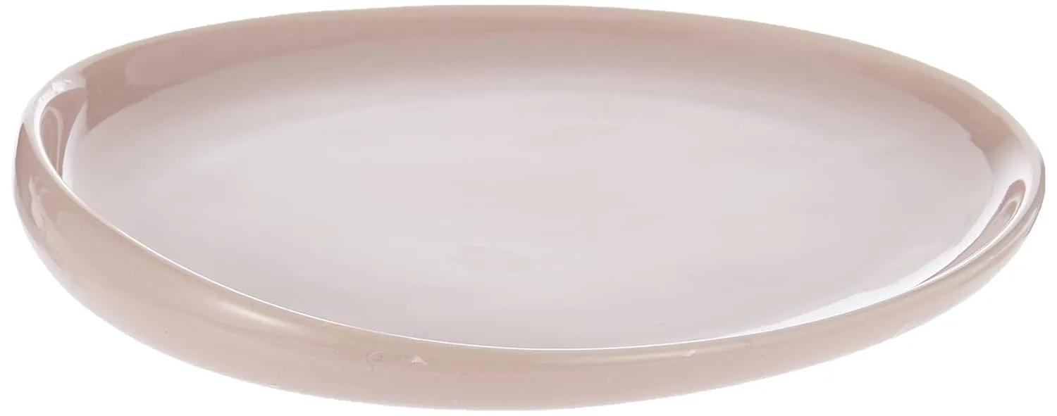 shallow beige dinner plate 1