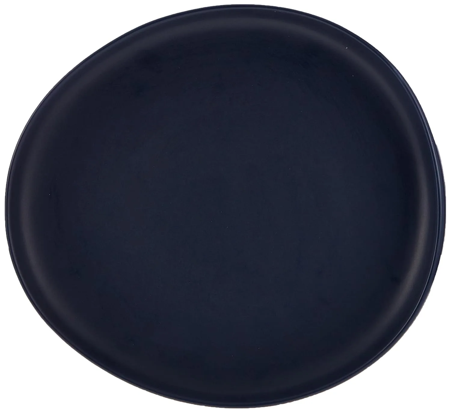 shallow blue dinner plate 1
