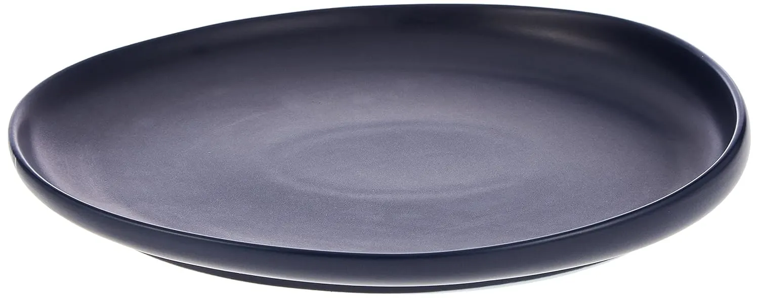 shallow blue dinner plate 2