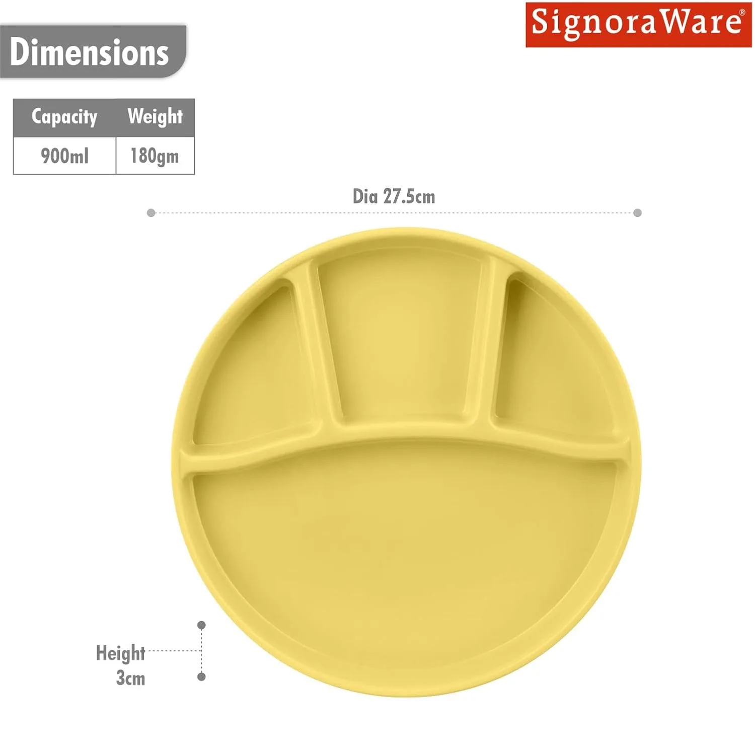 signoraware thali set round 2