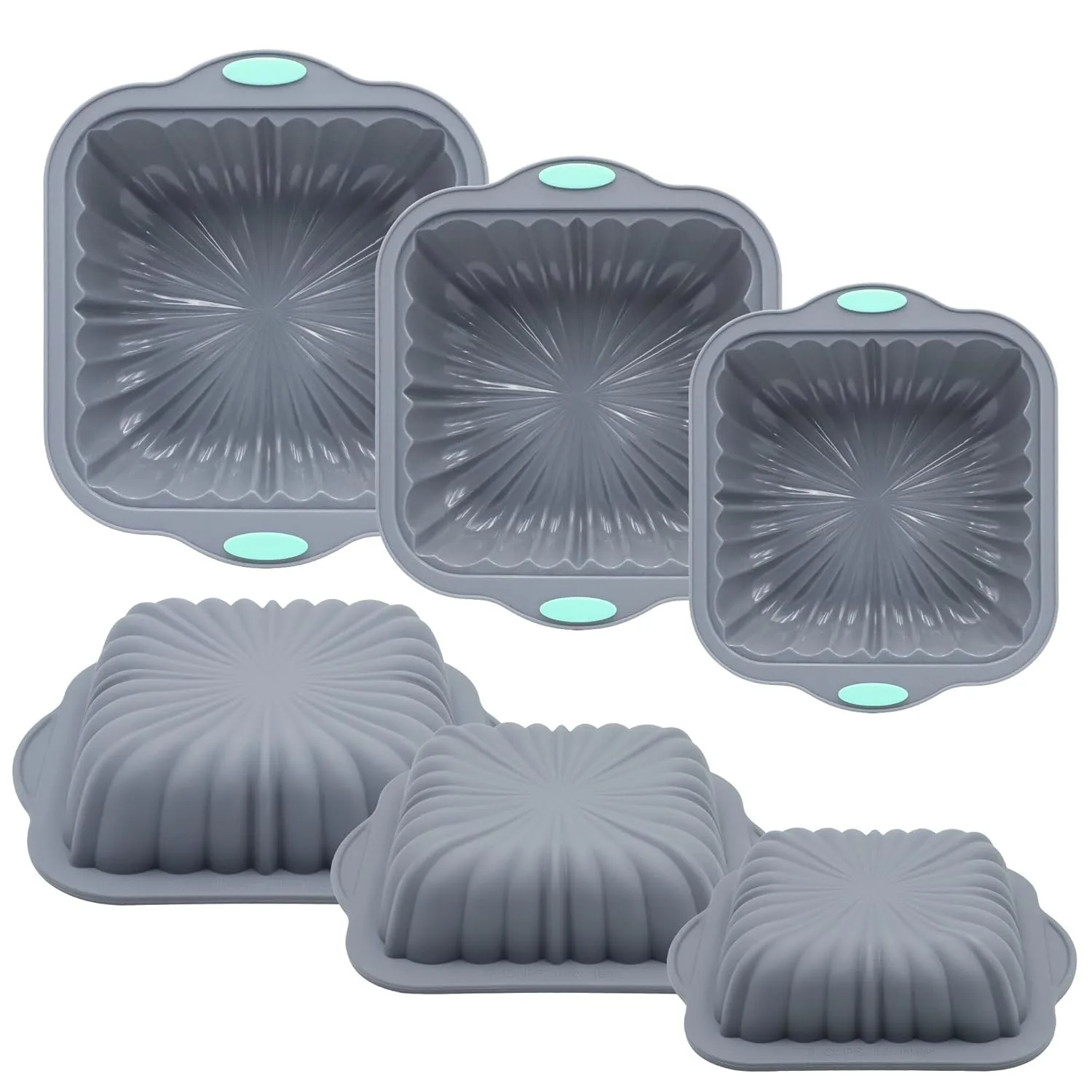silicone baking pans set 1