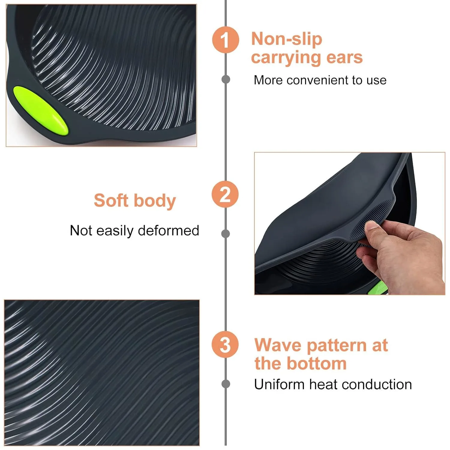 silicone cake pan non stick 2