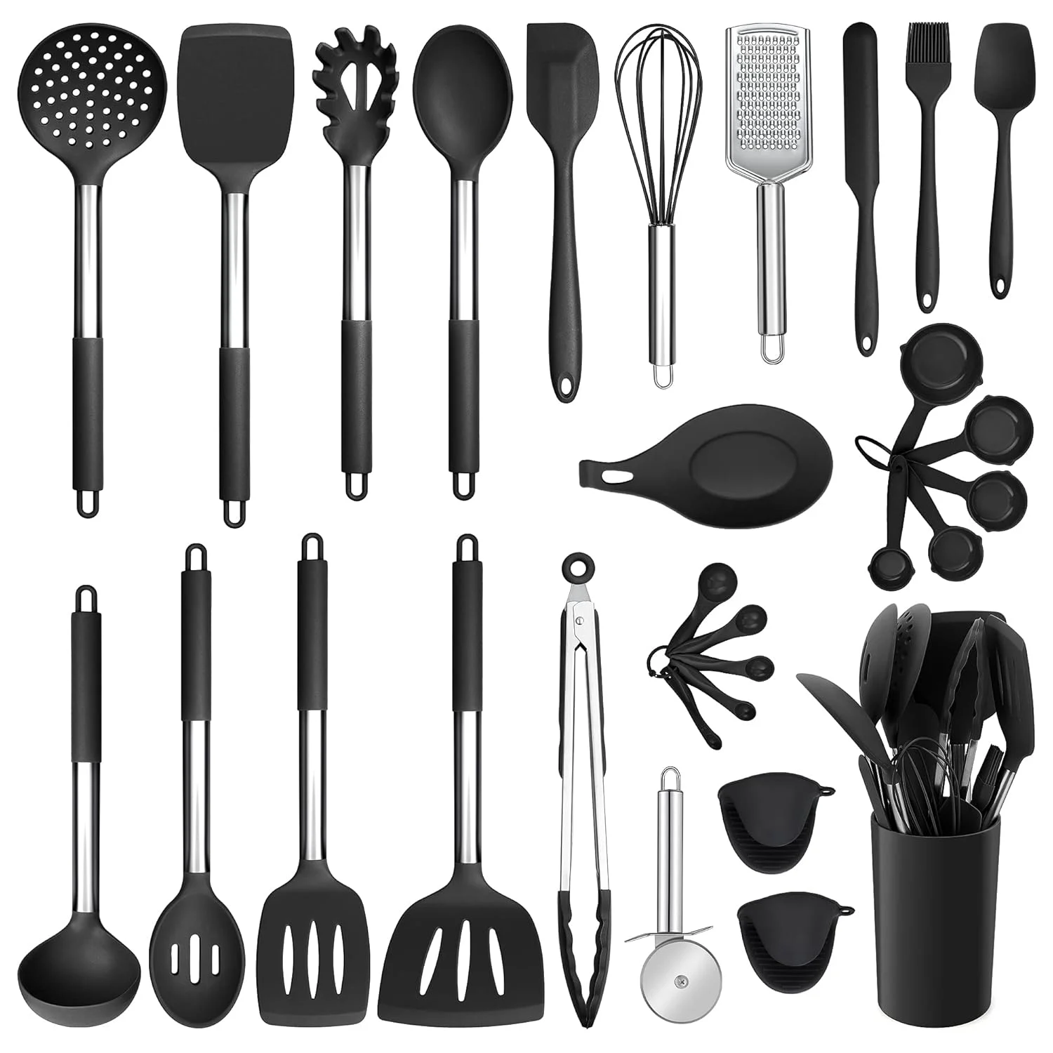 silicone kitchen utensils set 1