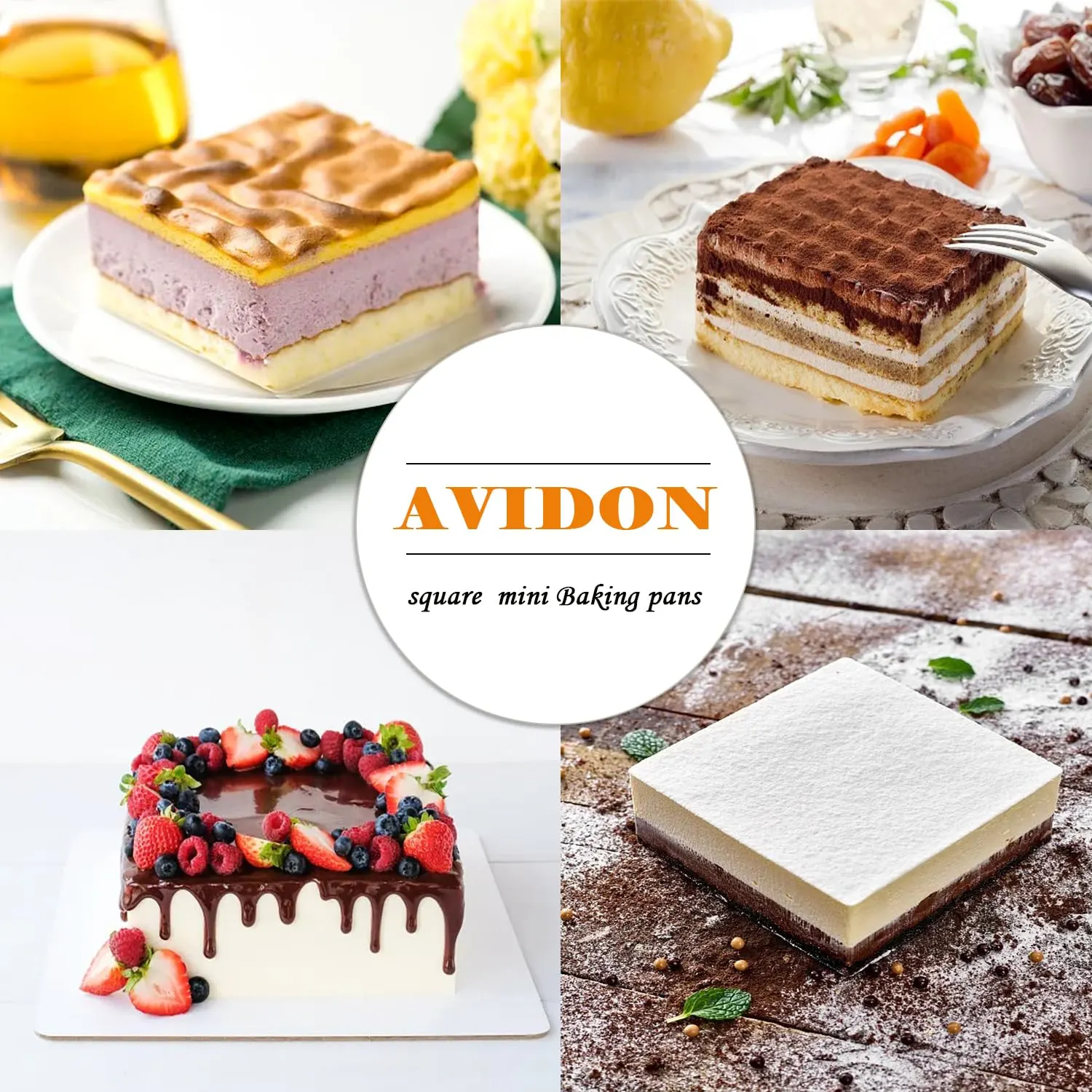 silicone square cake pans 2
