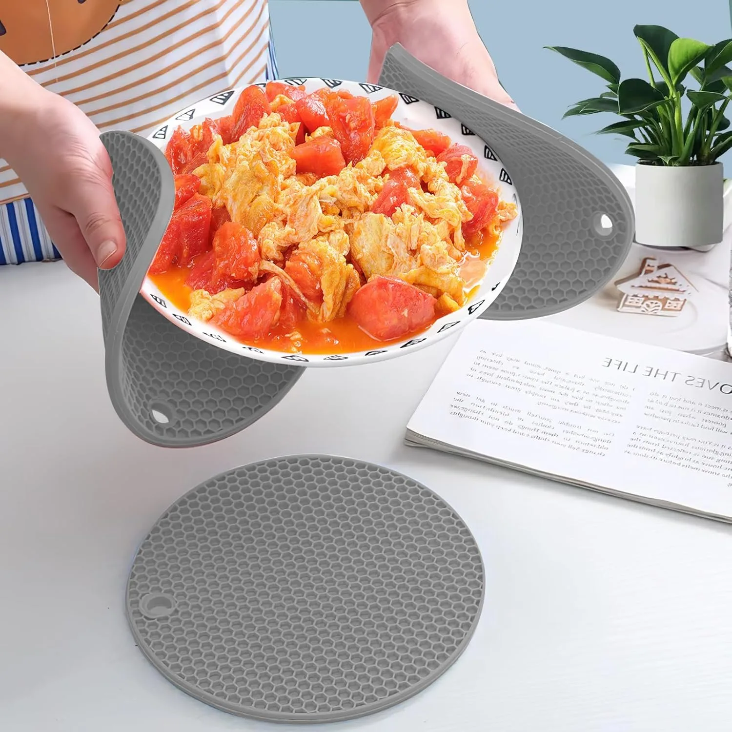 silicone trivet set 1