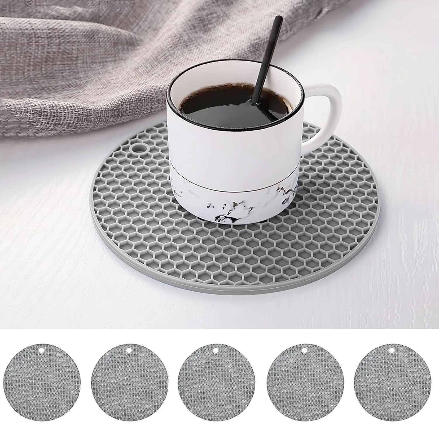 silicone trivet set 2