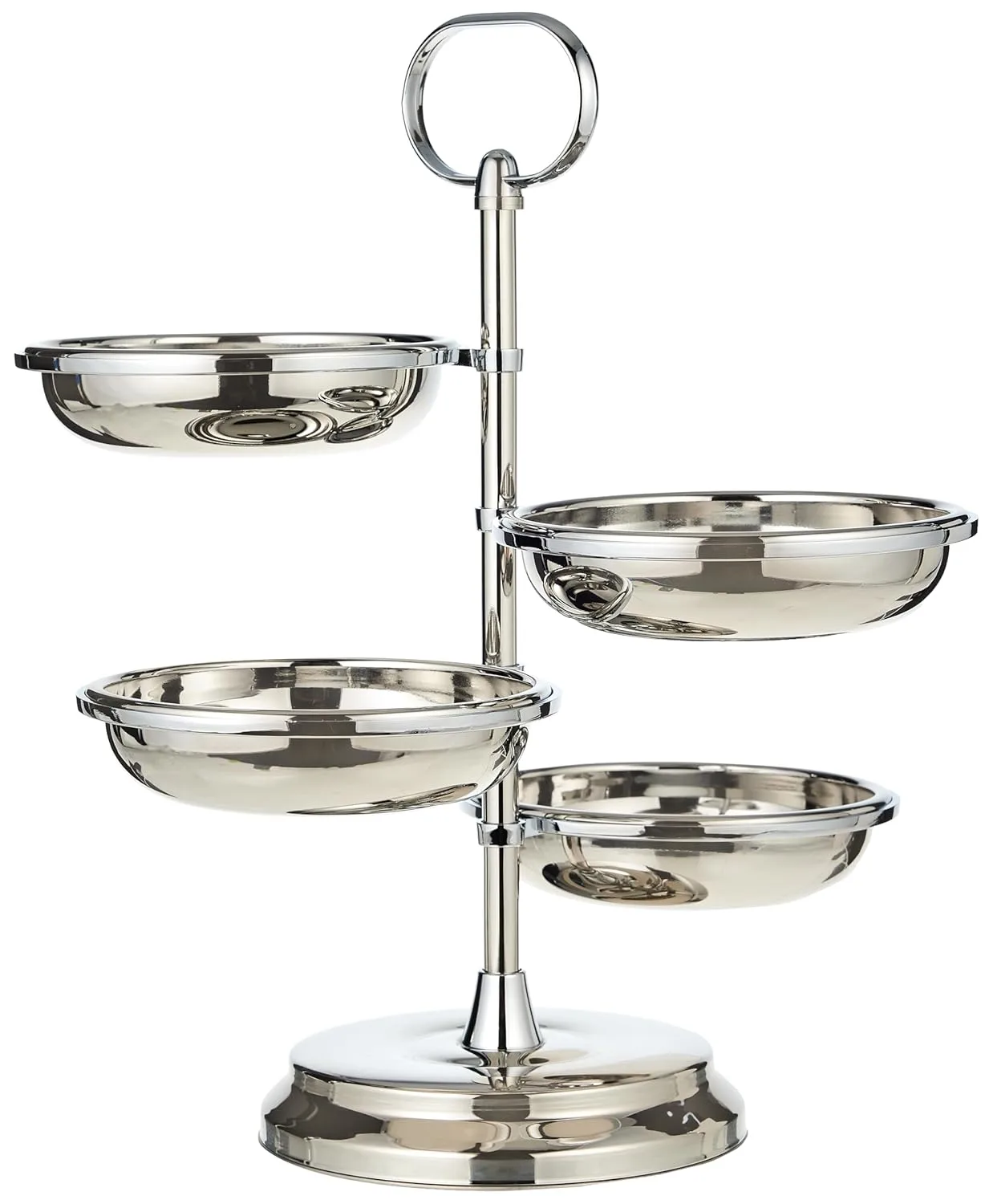 silver snack stand bowl 1
