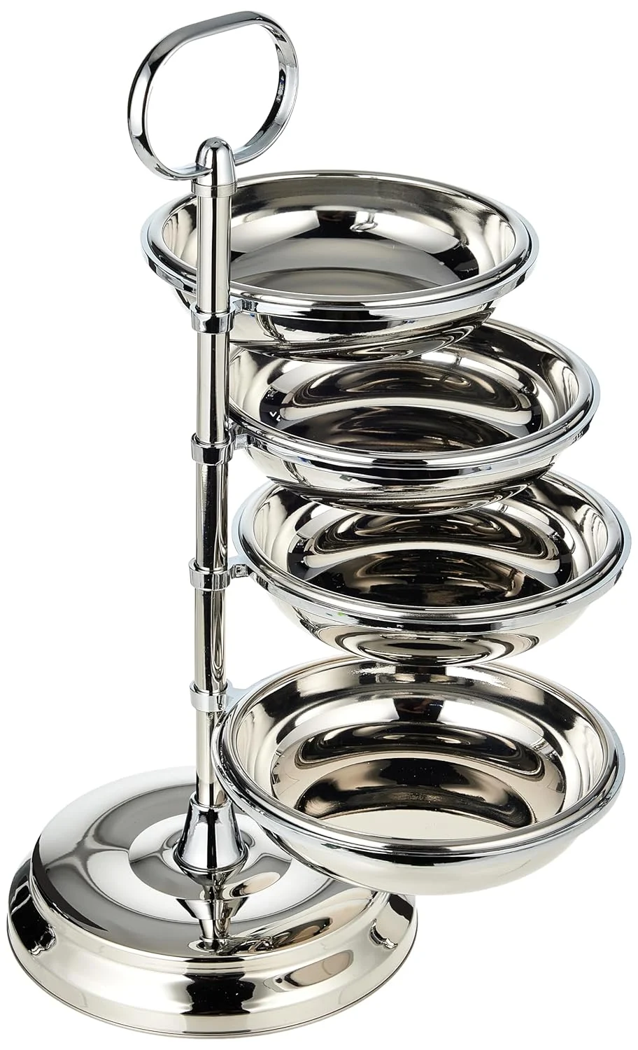 silver snack stand bowl 2