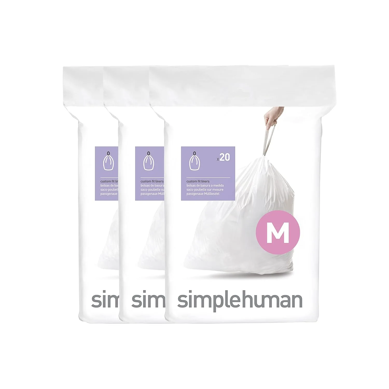 simplehuman drawstring trash bags 1