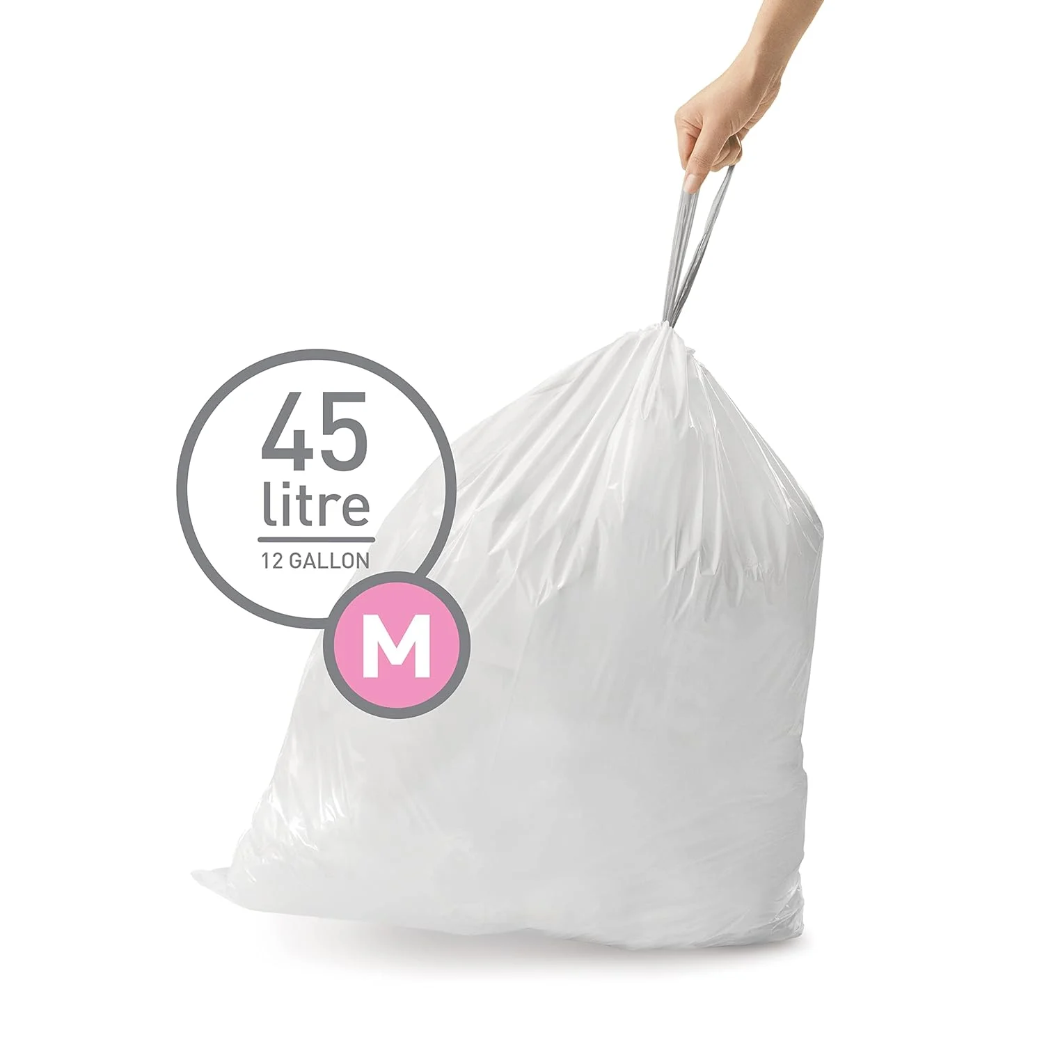 simplehuman drawstring trash bags 2