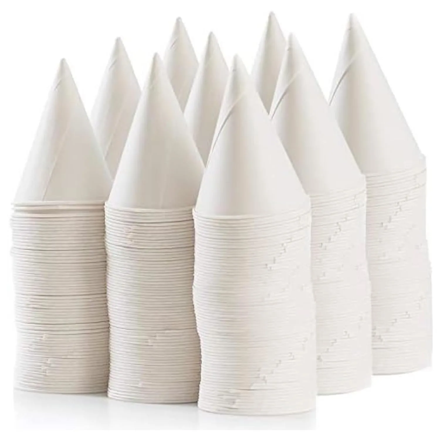 snow cone cups white 1