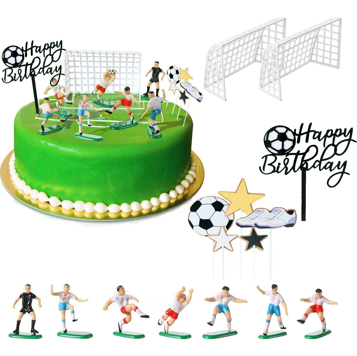 soccer cake topper 2
