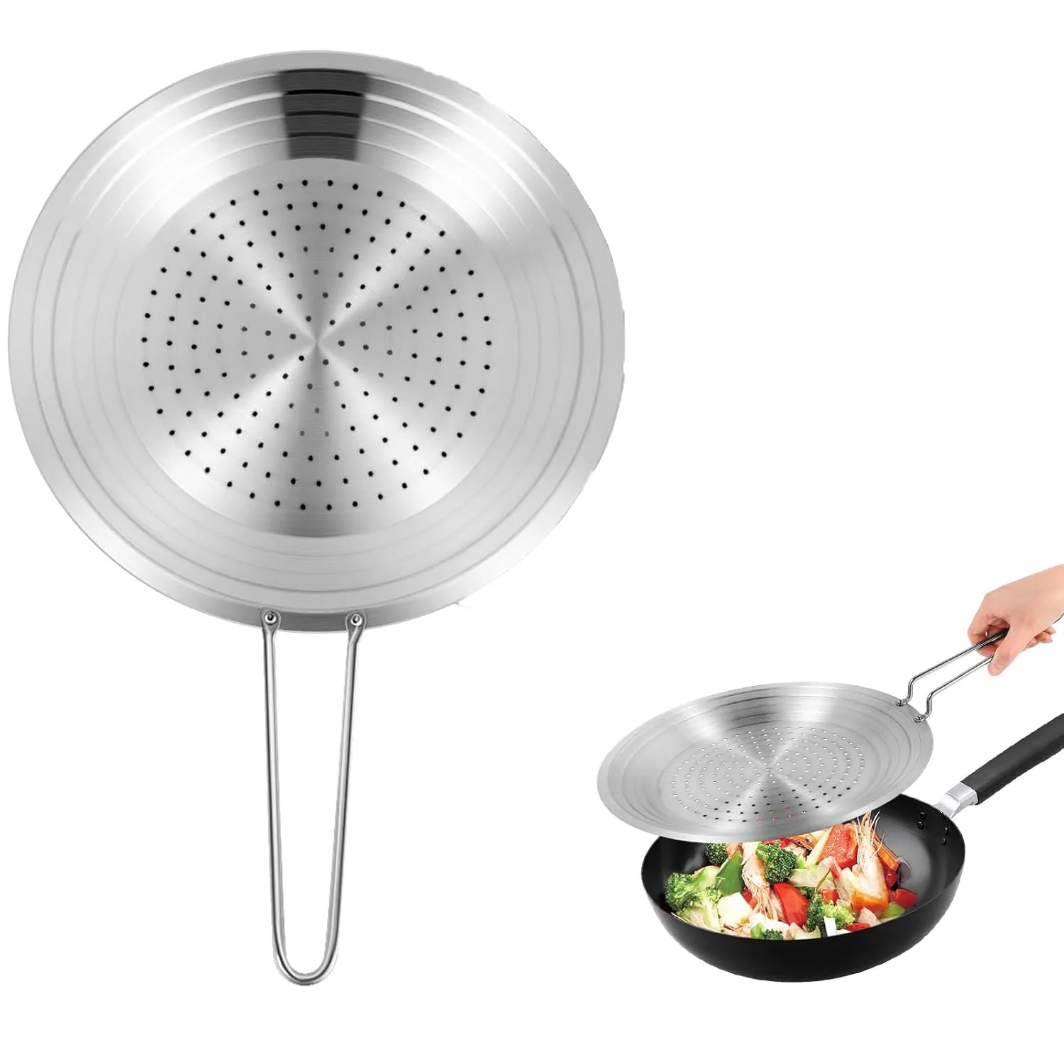 splatter screen stainless steel 1