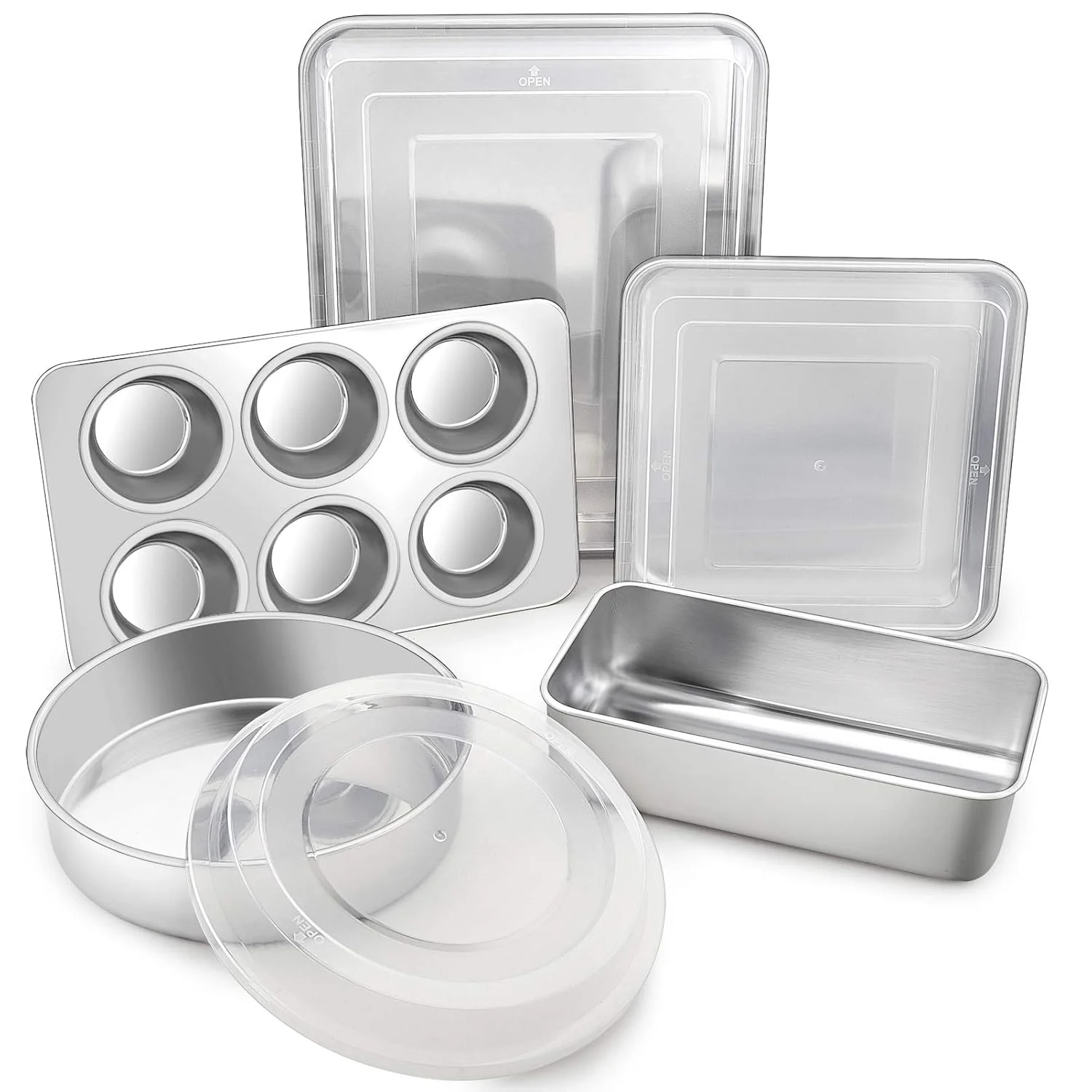stainless steel bakeware set 1