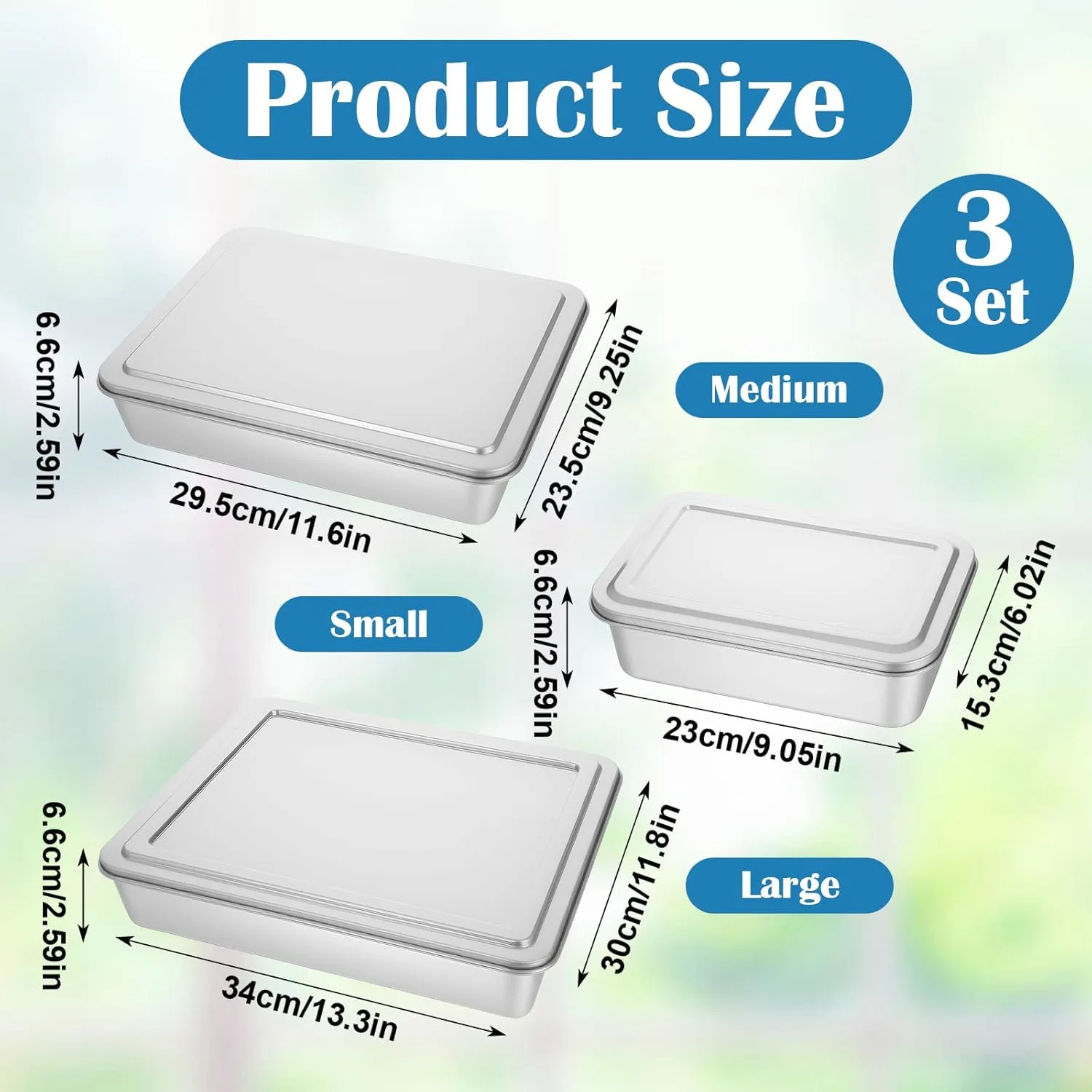 stainless steel cake pan 2