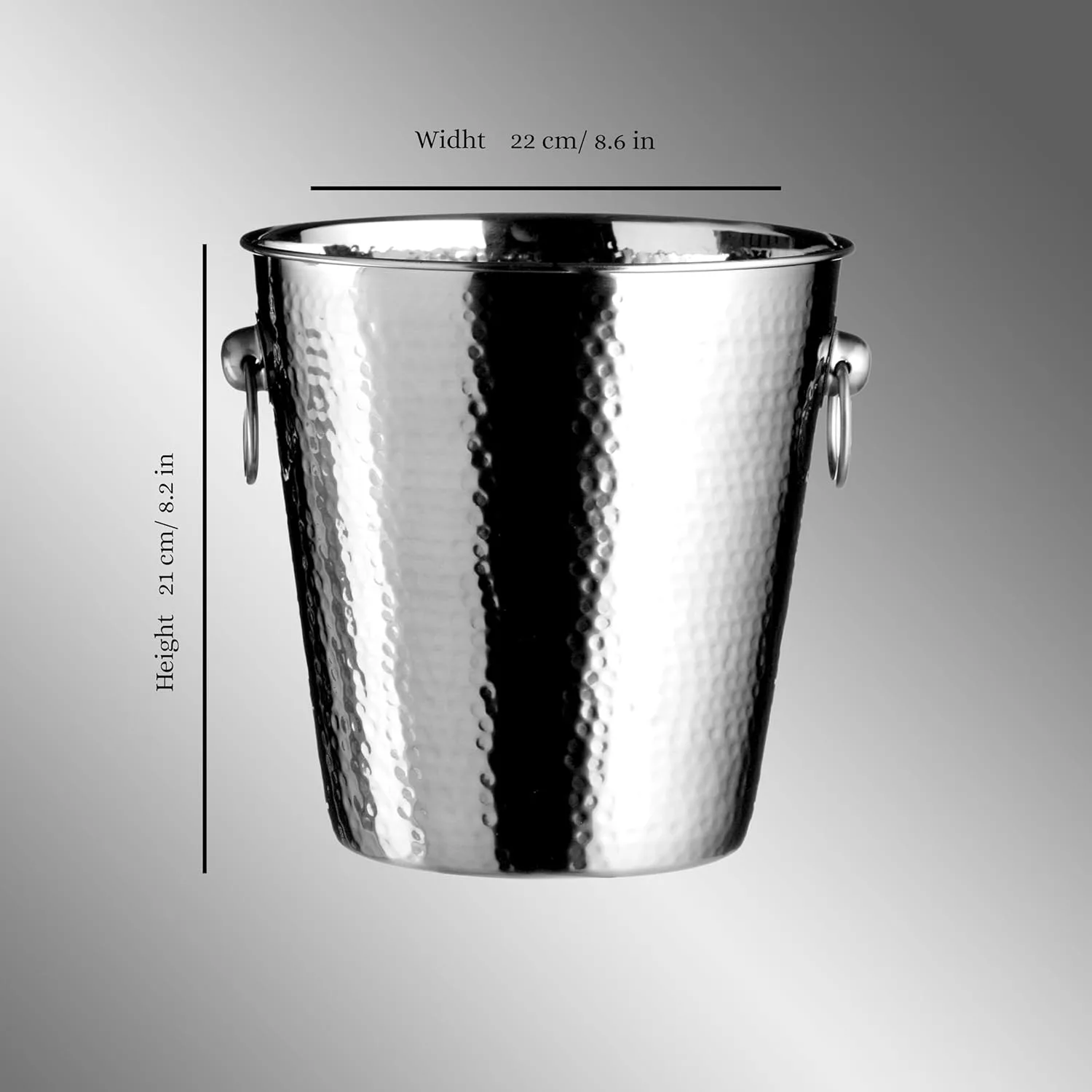 stainless steel champagne bucket 2