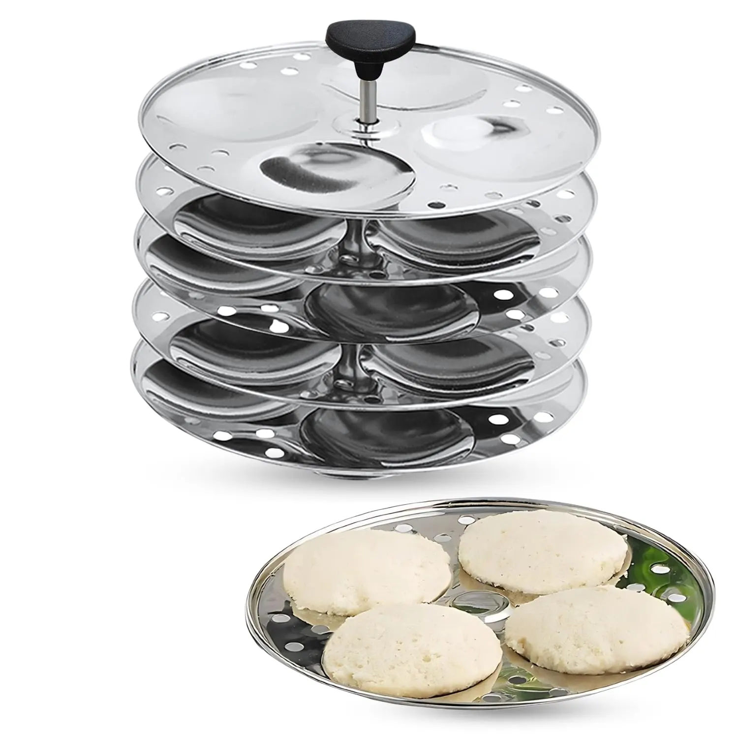stainless steel idli stand 2