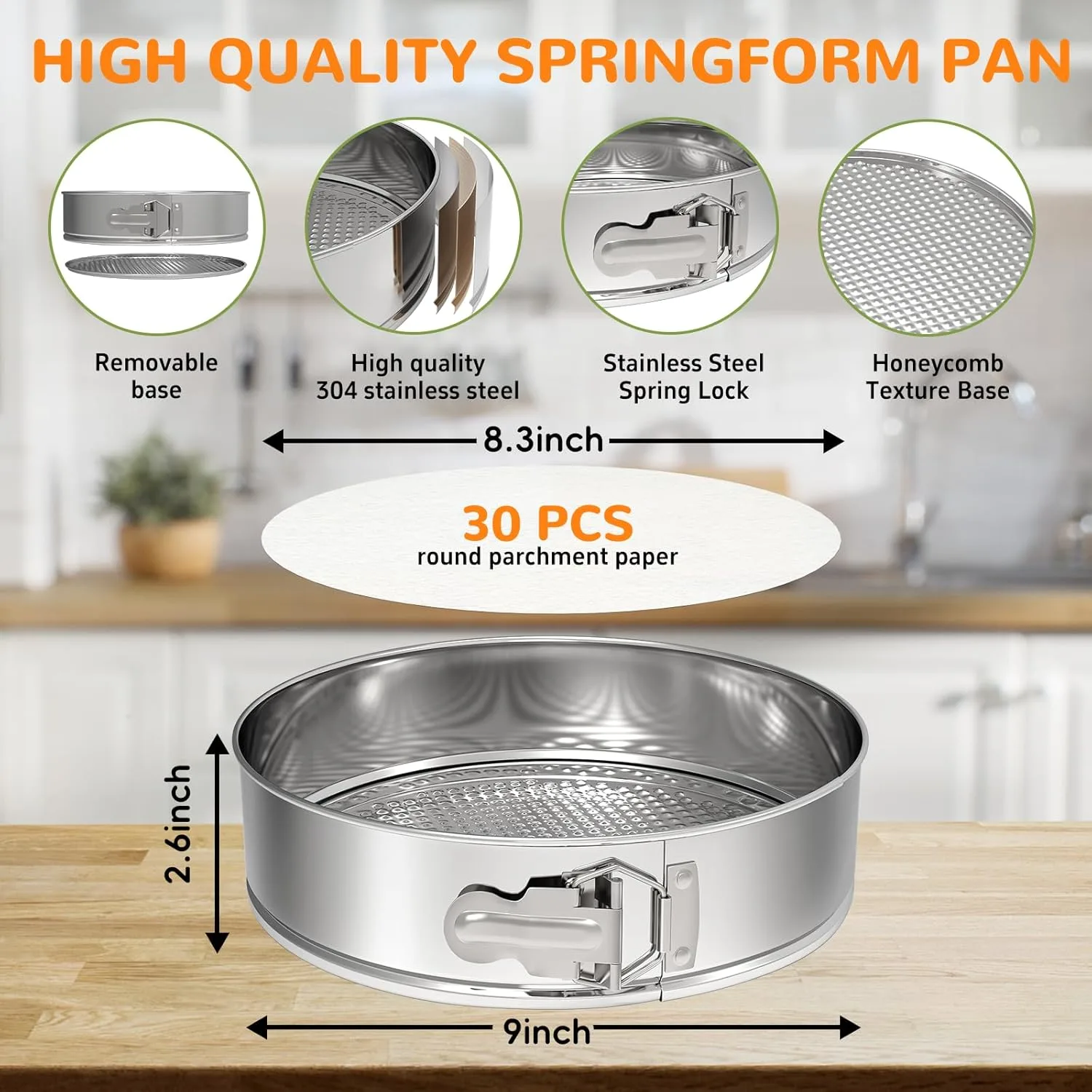 stainless steel springform pan 2