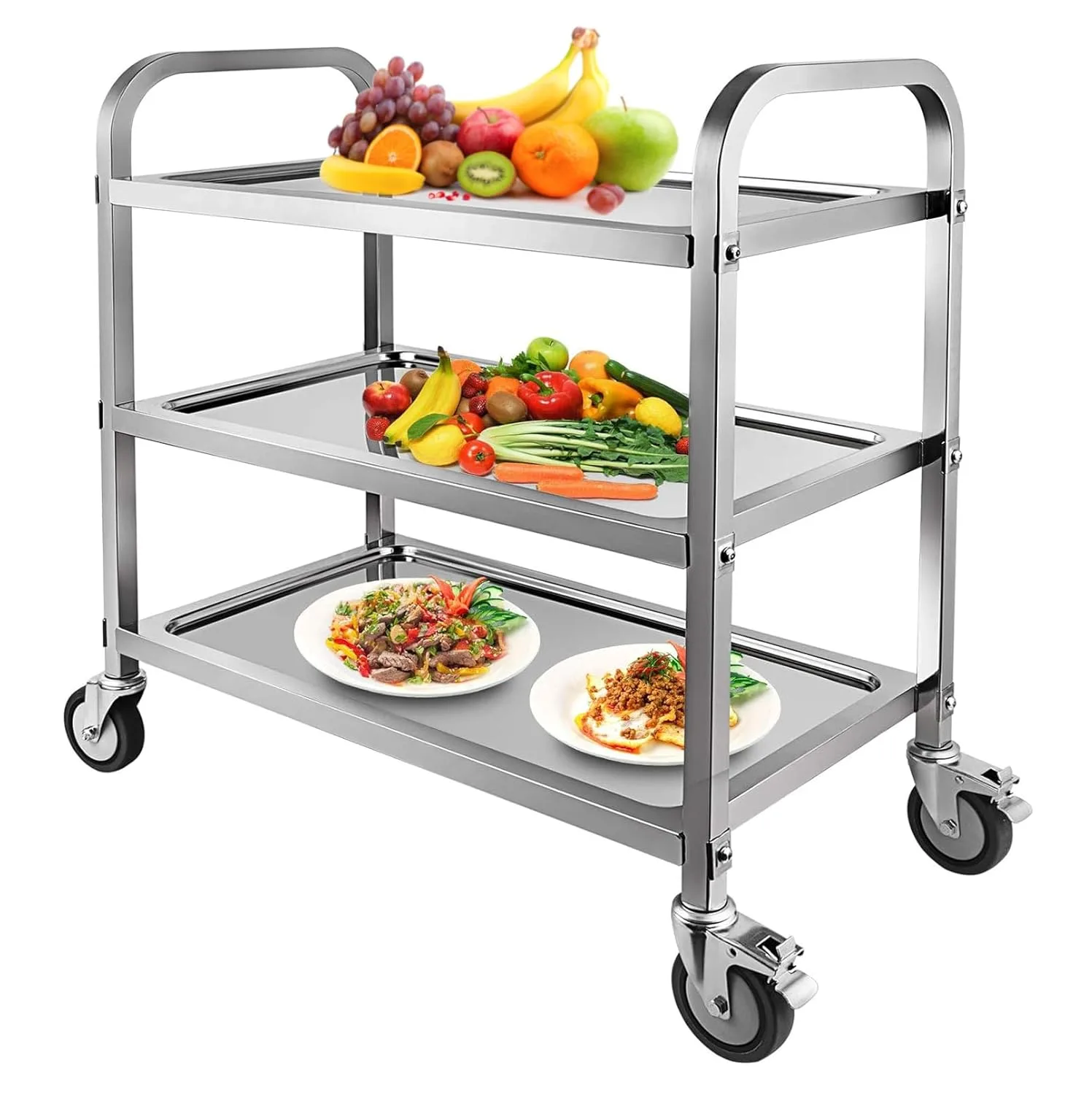 stainless steel utility cart 1