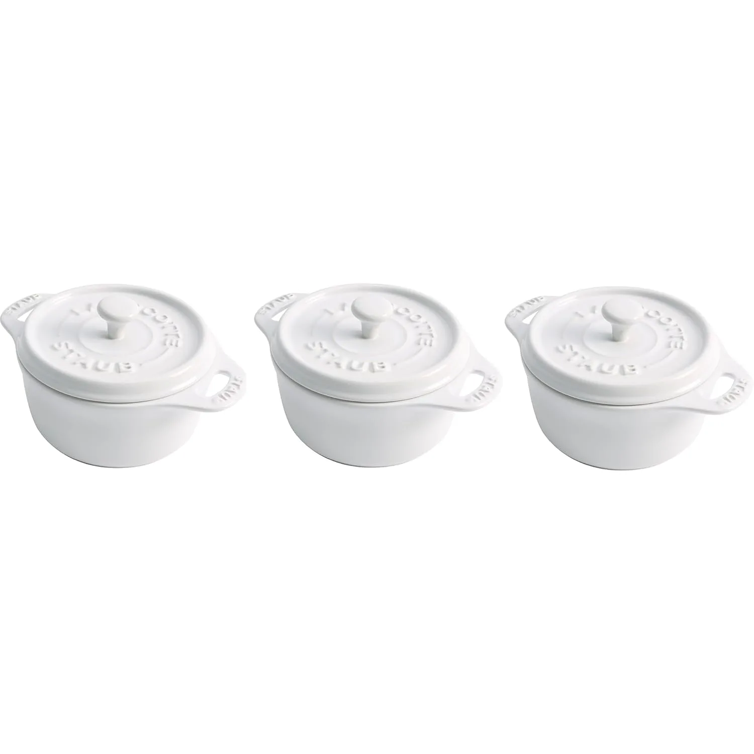 staub mini cocotte set 1