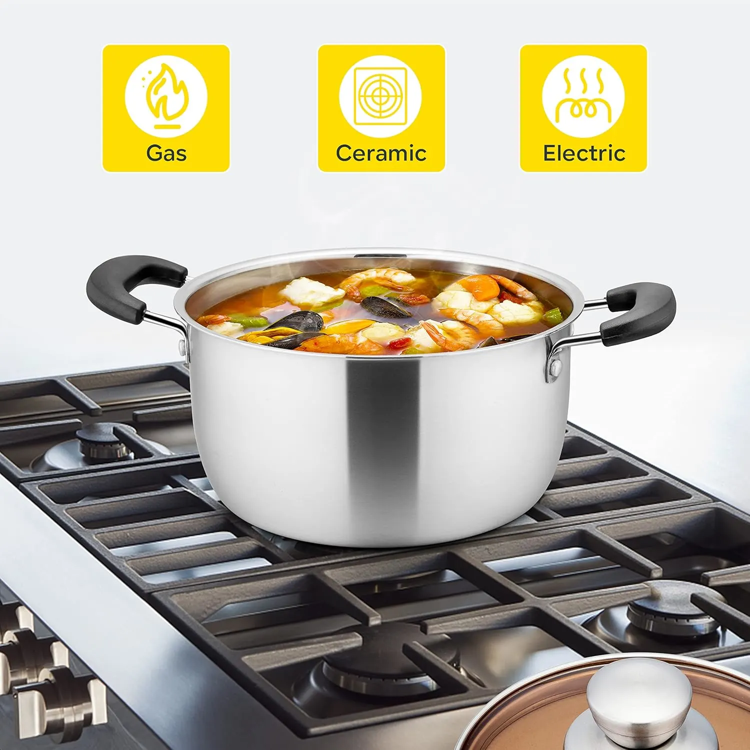 stock pot stainless steel 2
