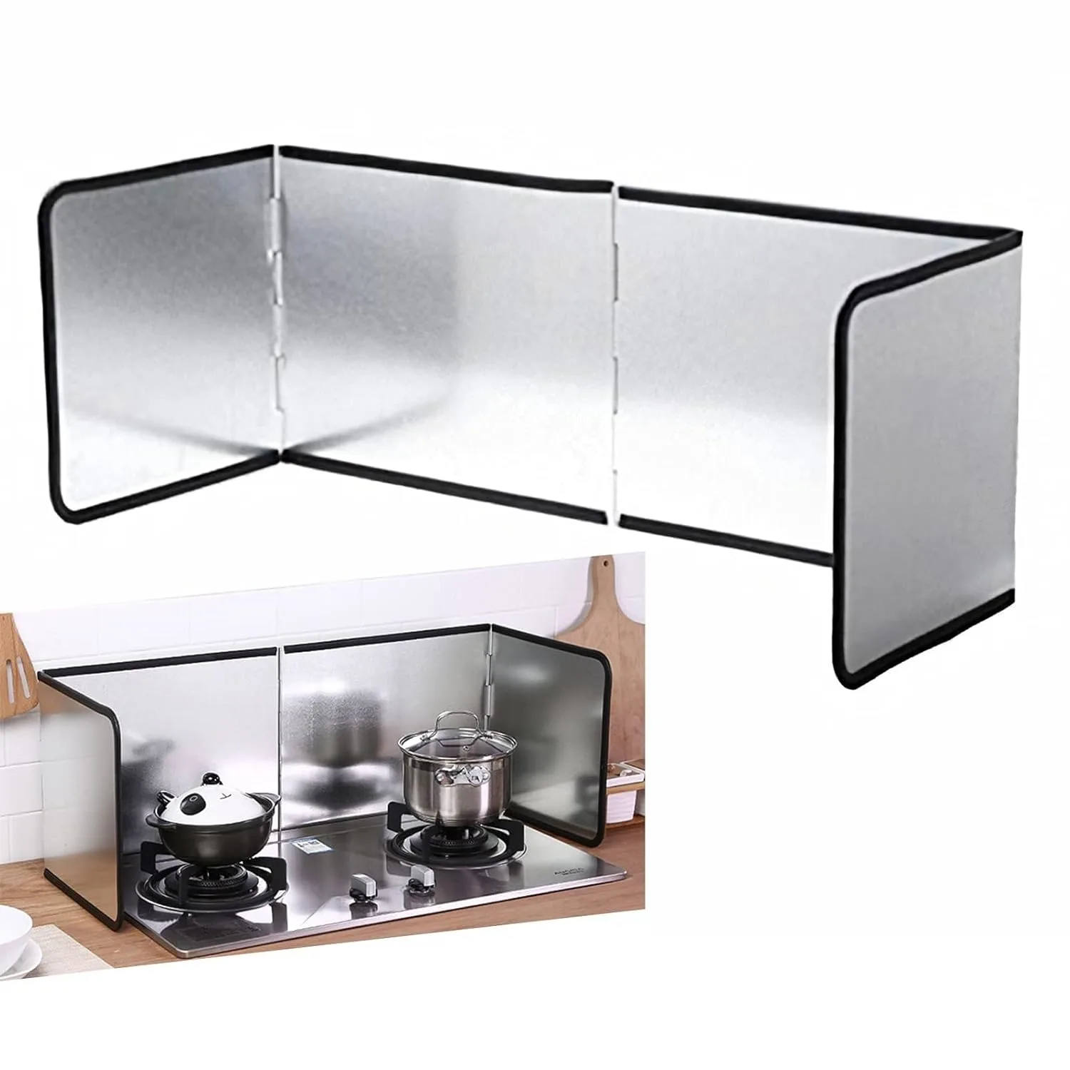 stove splatter guard foldable 1