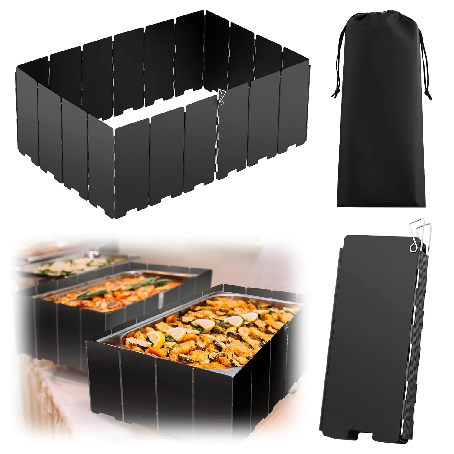 stove windscreen stainless steel 1